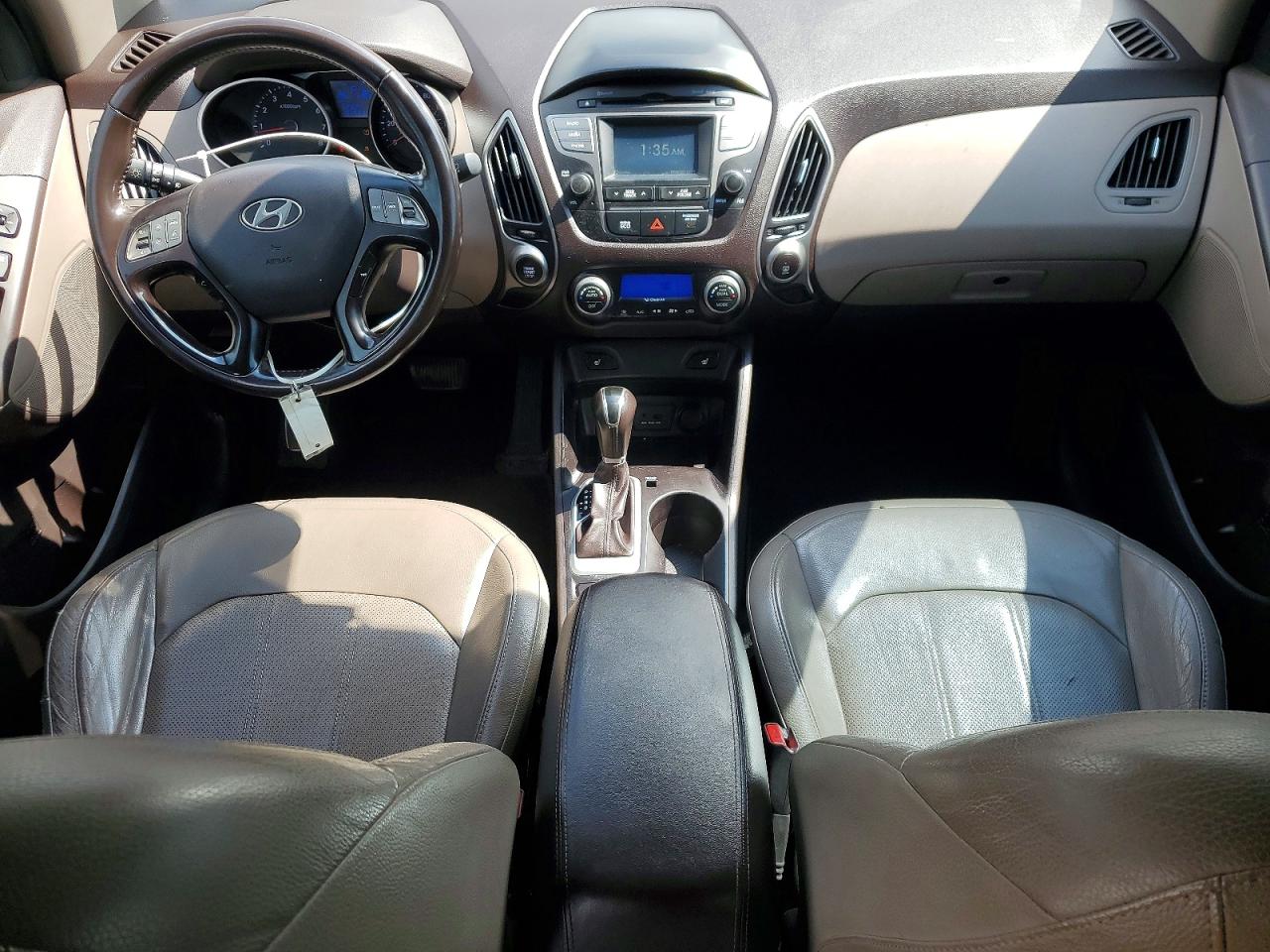 2014 Hyundai Tucson Limited Brown vin: KM8JU3AG4EU798472