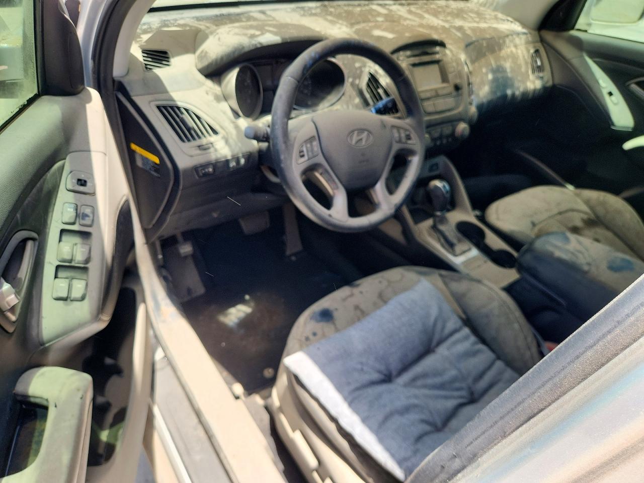 2014 Hyundai Tucson Se Серебряный vin: KM8JU3AG4EU800799