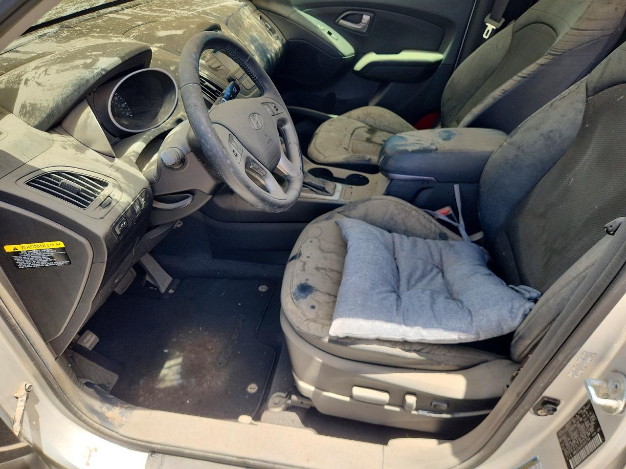 2014 Hyundai Tucson Se Серебряный vin: KM8JU3AG4EU800799