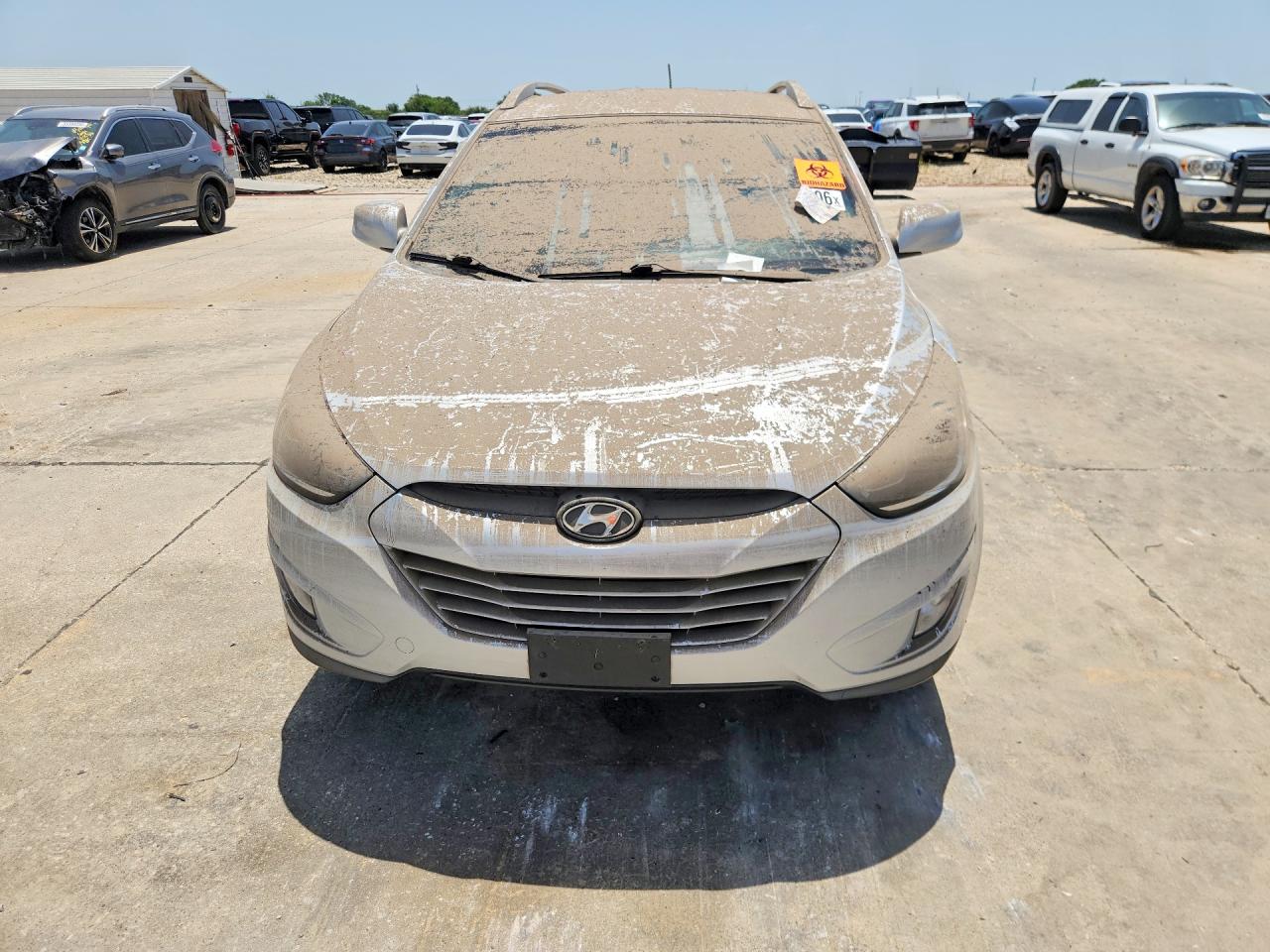 2014 Hyundai Tucson Se Серебряный vin: KM8JU3AG4EU800799