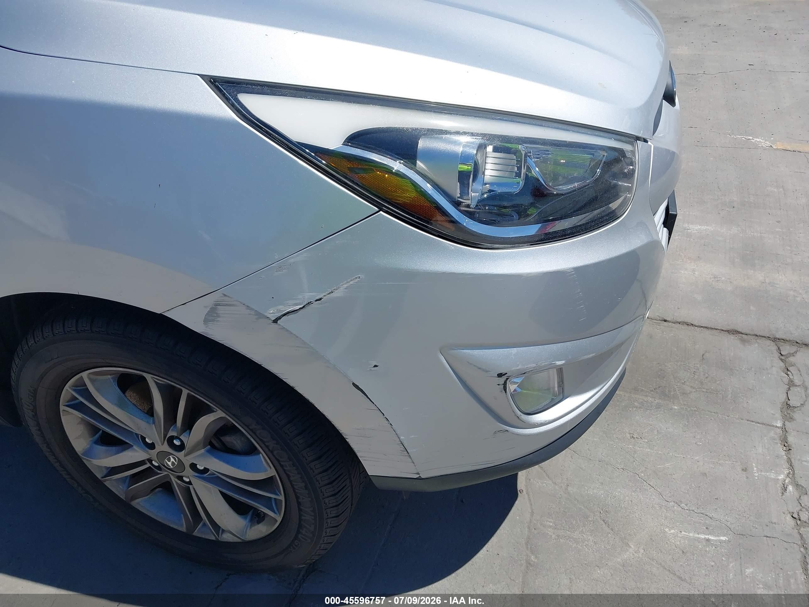 2014 Hyundai Tucson Se Silver vin: KM8JU3AG4EU805839