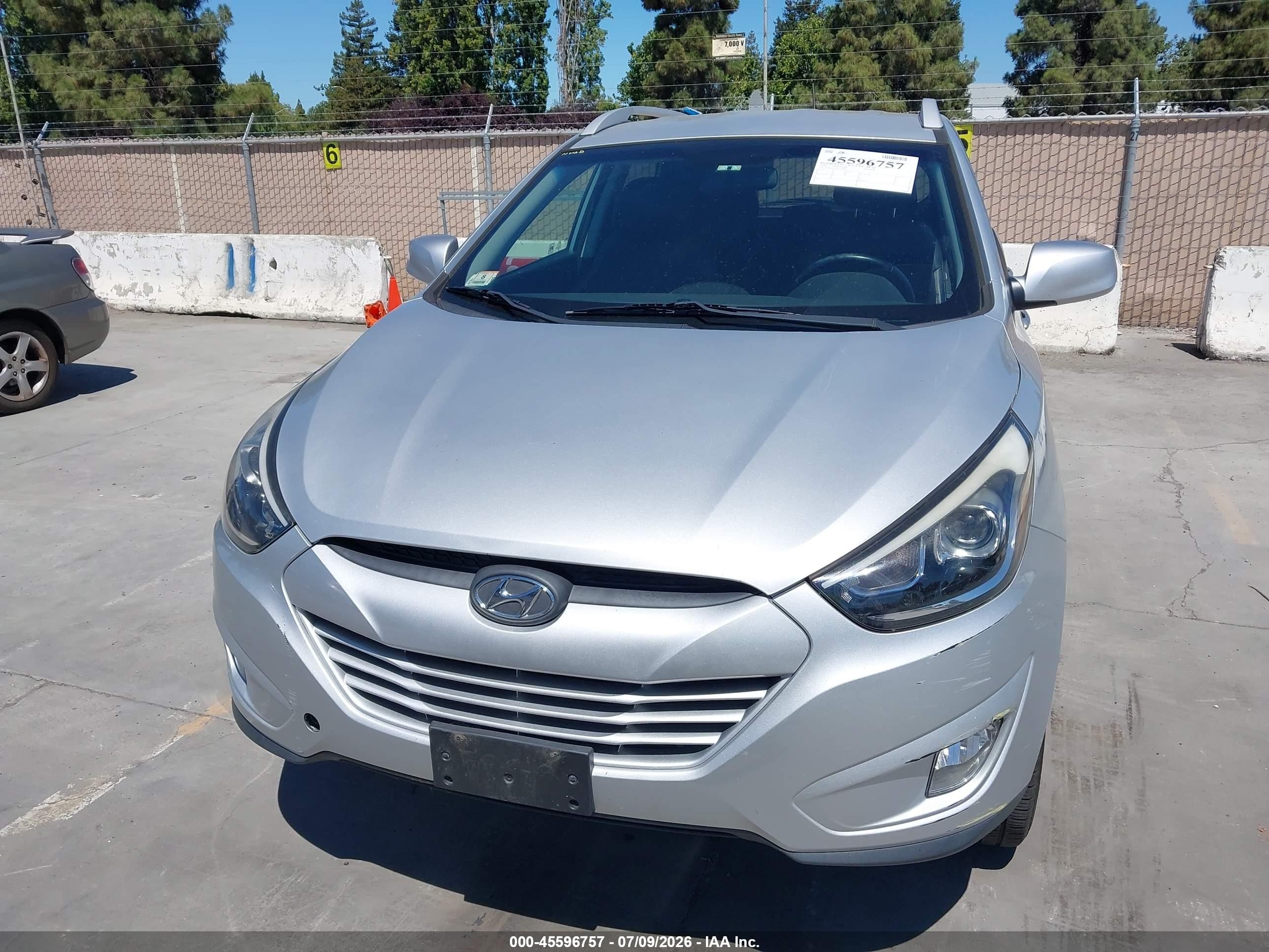 2014 Hyundai Tucson Se Silver vin: KM8JU3AG4EU805839