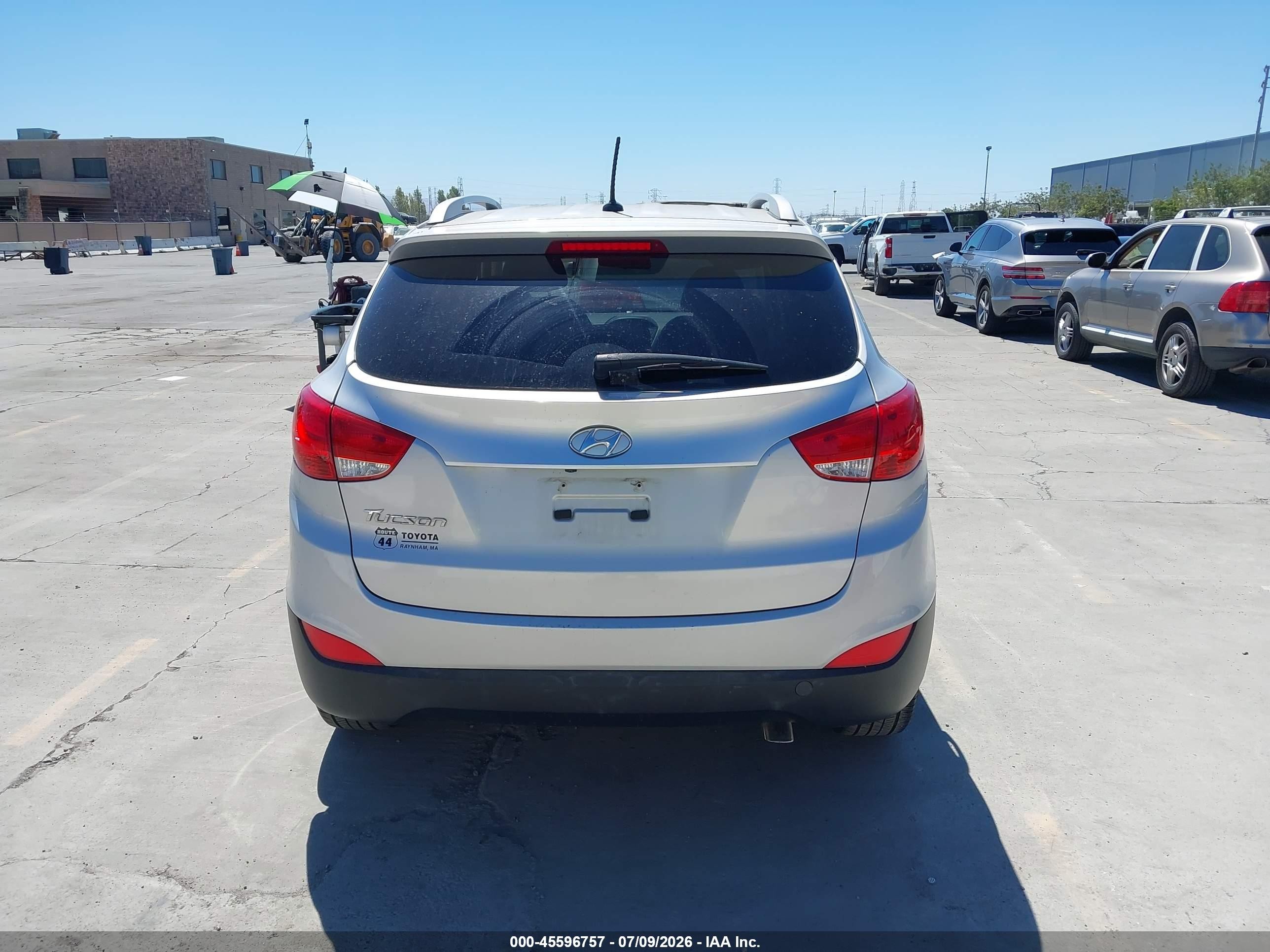 2014 Hyundai Tucson Se Silver vin: KM8JU3AG4EU805839