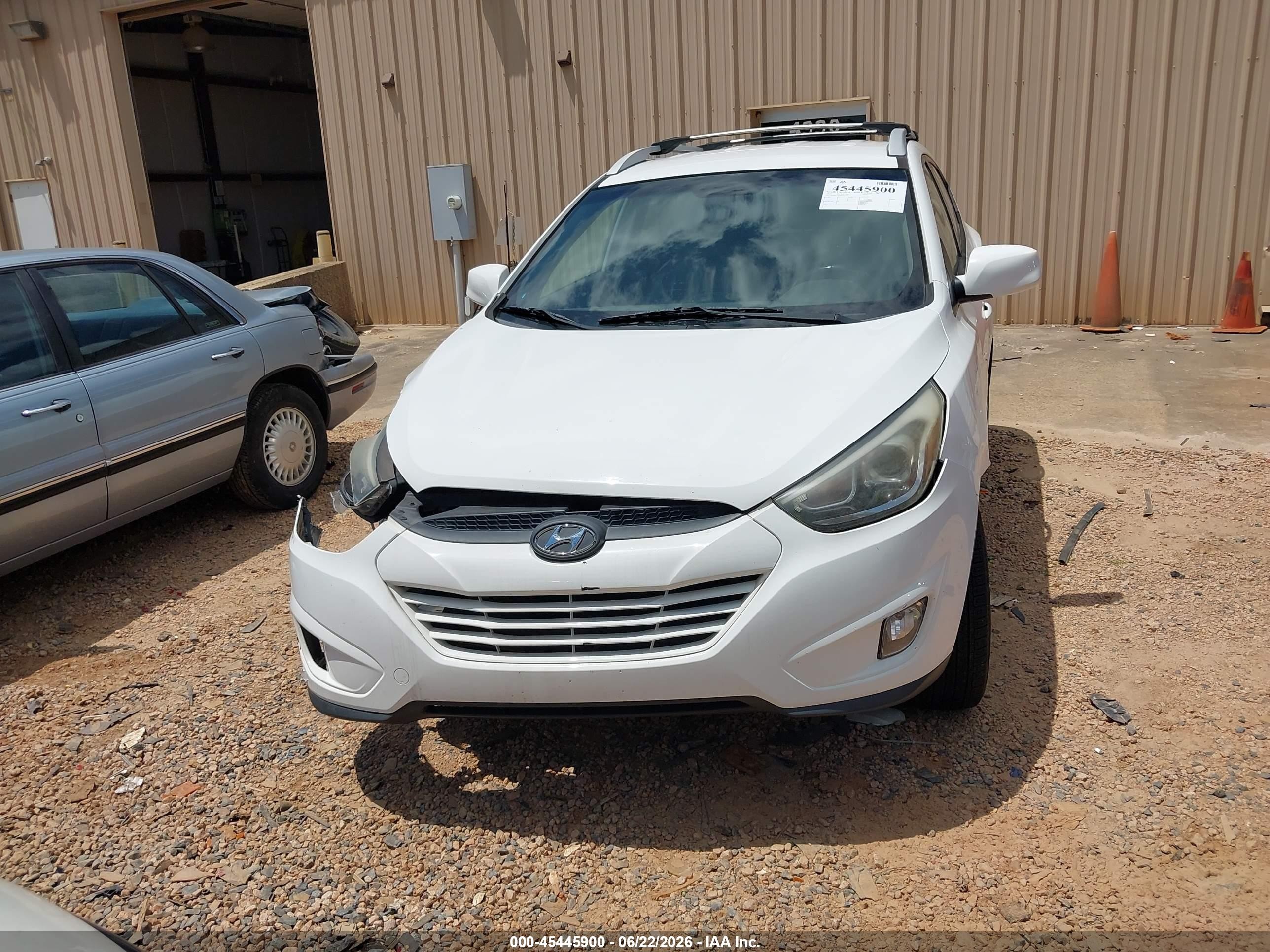2015 Hyundai Tucson Se White vin: KM8JU3AG4FU042190