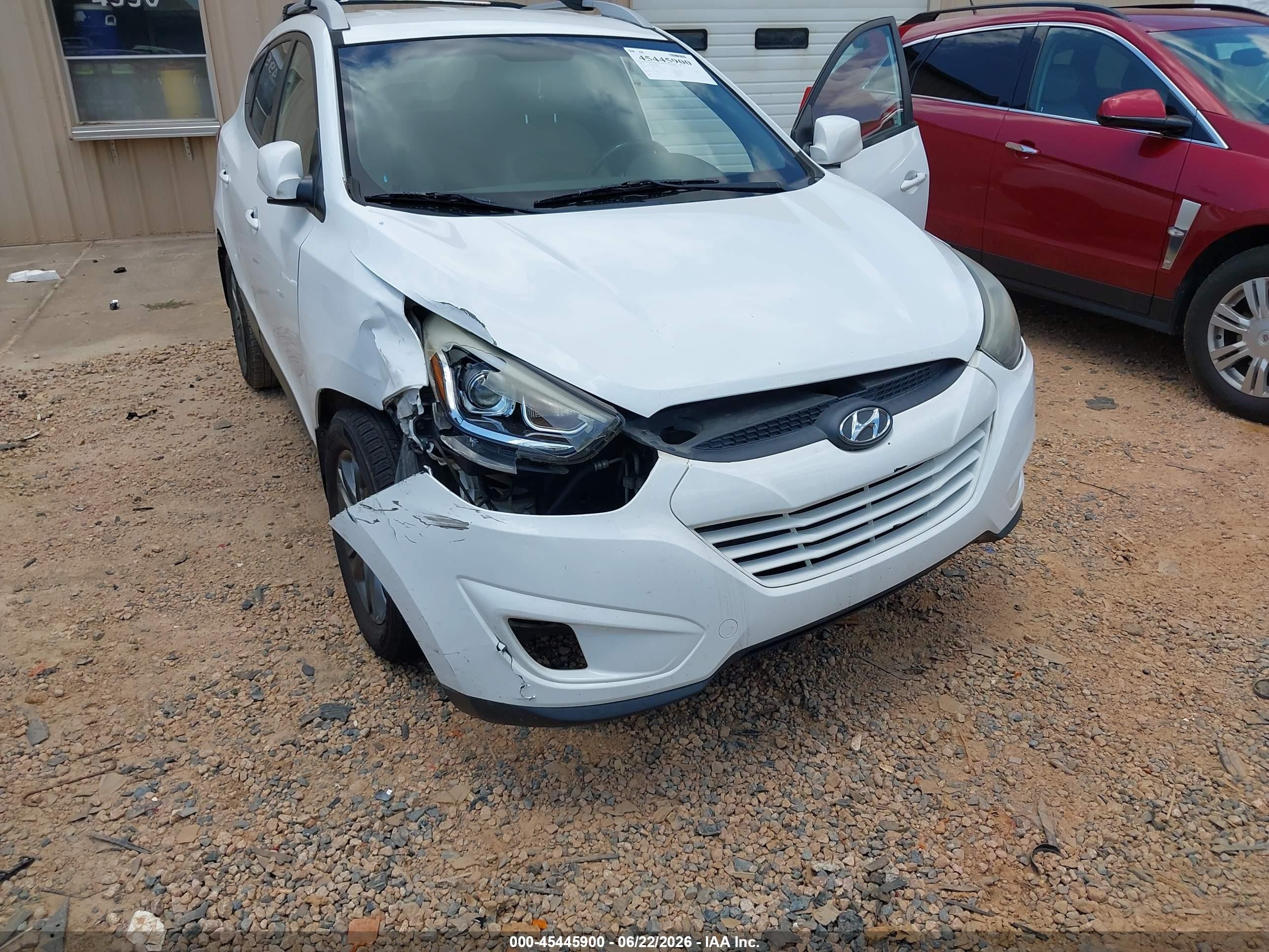 2015 Hyundai Tucson Se White vin: KM8JU3AG4FU042190