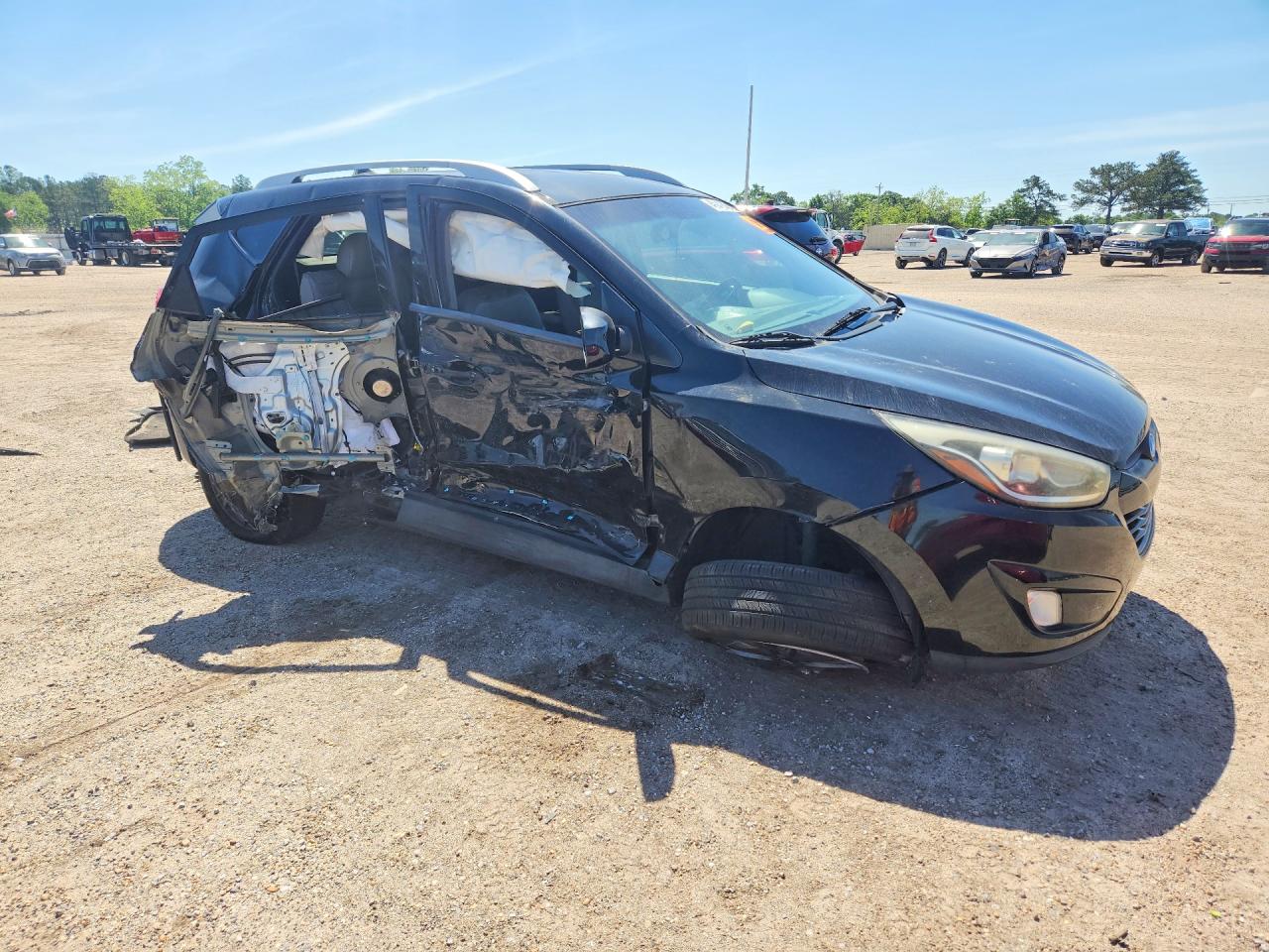 2015 Hyundai Tucson Se Black vin: KM8JU3AG4FU063508