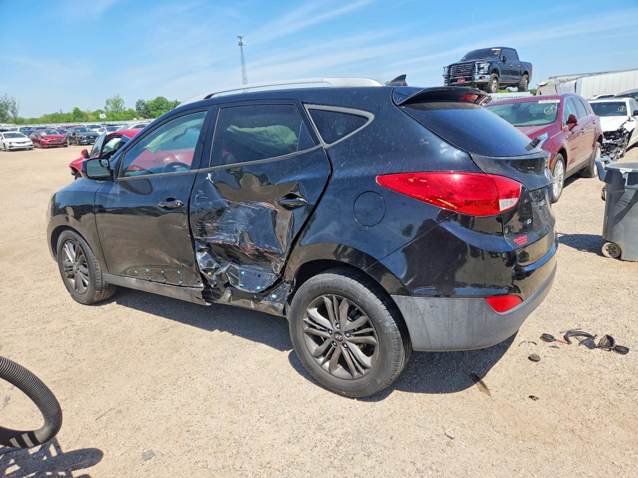 2015 Hyundai Tucson Se Black vin: KM8JU3AG4FU063508