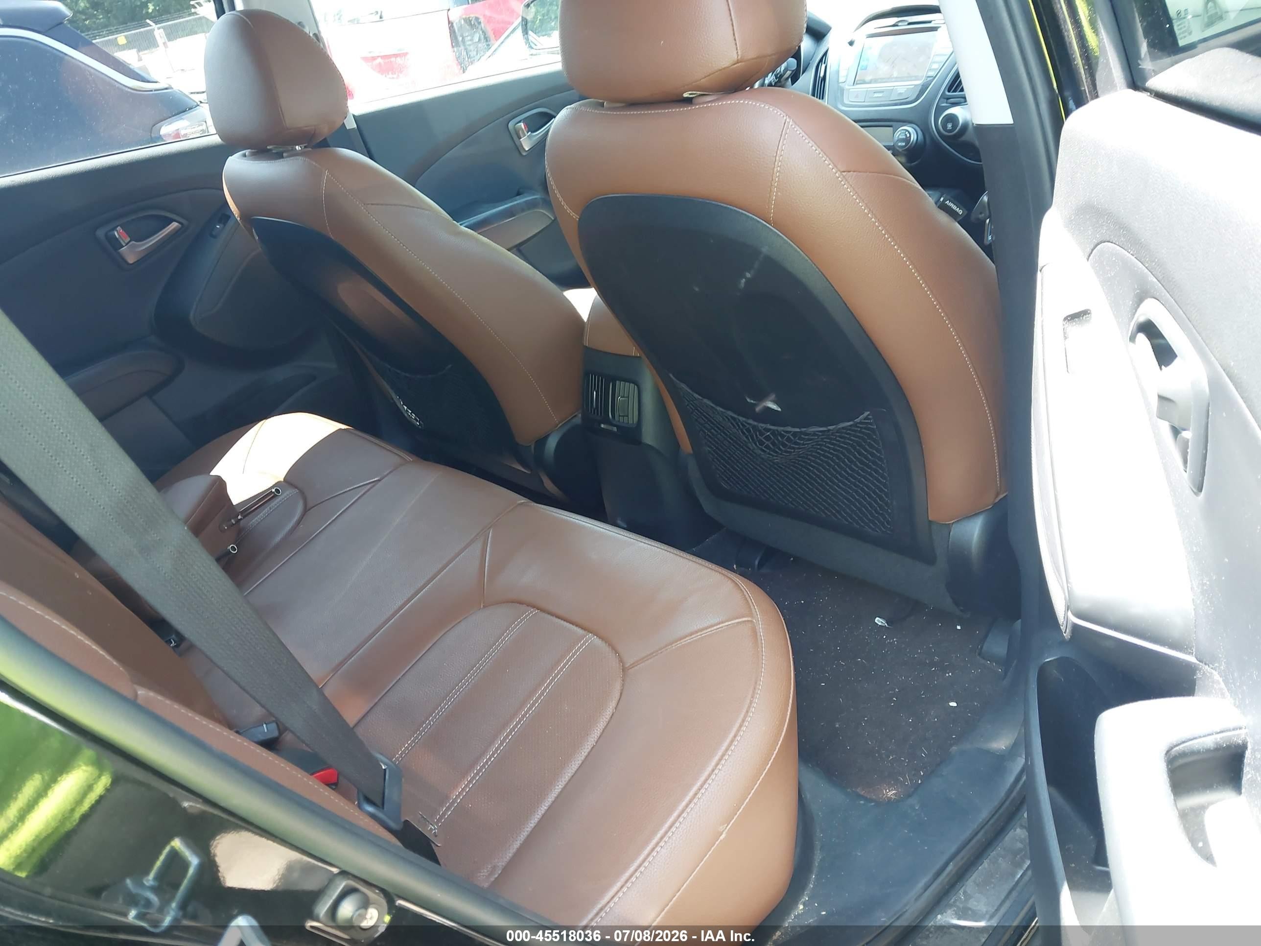 2015 Hyundai Tucson Limited Черный vin: KM8JU3AG4FU987009