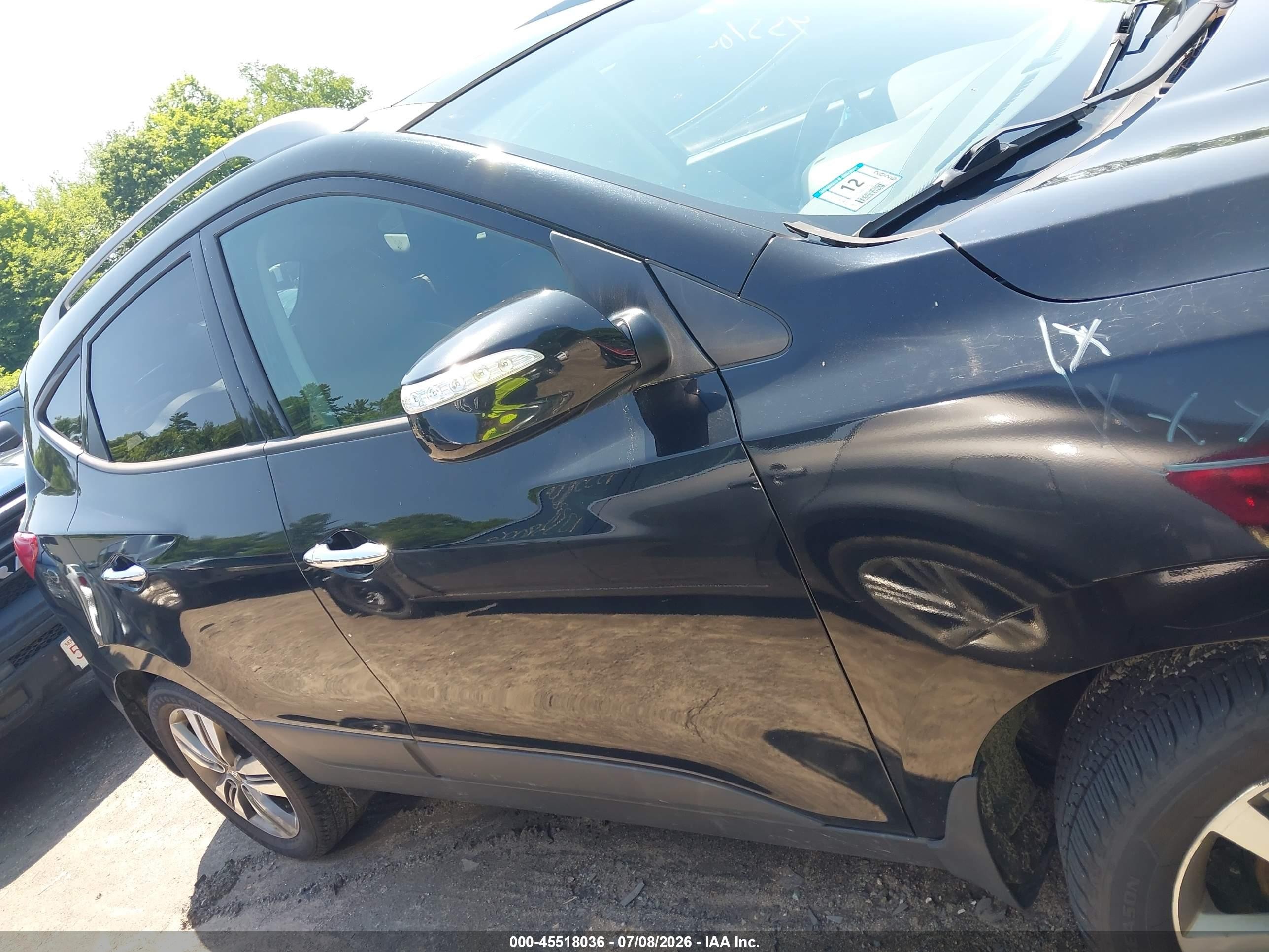 2015 Hyundai Tucson Limited Черный vin: KM8JU3AG4FU987009