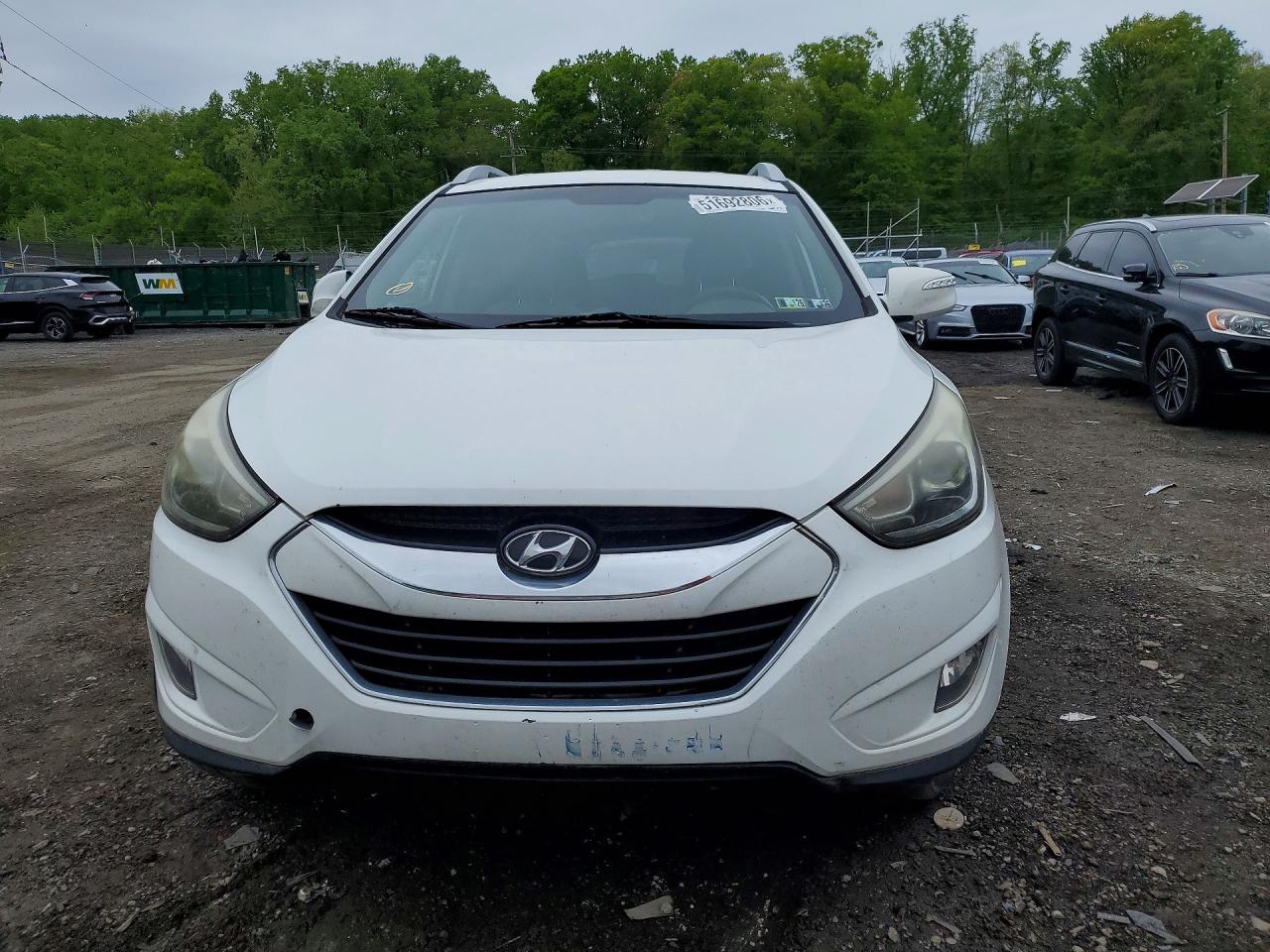 2015 Hyundai Tucson Limited Белый vin: KM8JU3AG4FU987477