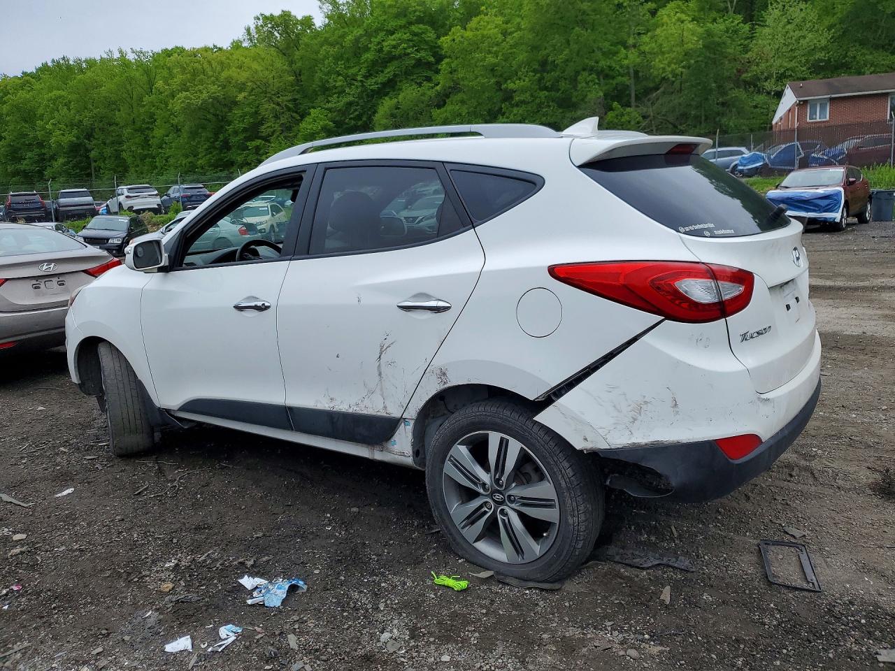 2015 Hyundai Tucson Limited Белый vin: KM8JU3AG4FU987477