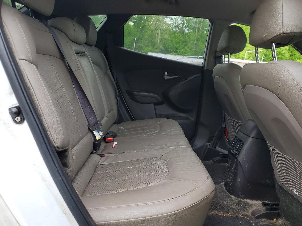 2015 Hyundai Tucson Limited Белый vin: KM8JU3AG4FU987477