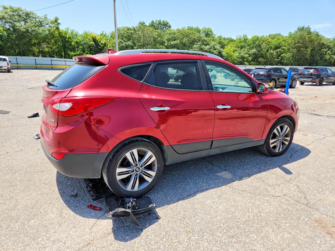 2015 Hyundai Tucson Limited Red vin: KM8JU3AG4FU988015