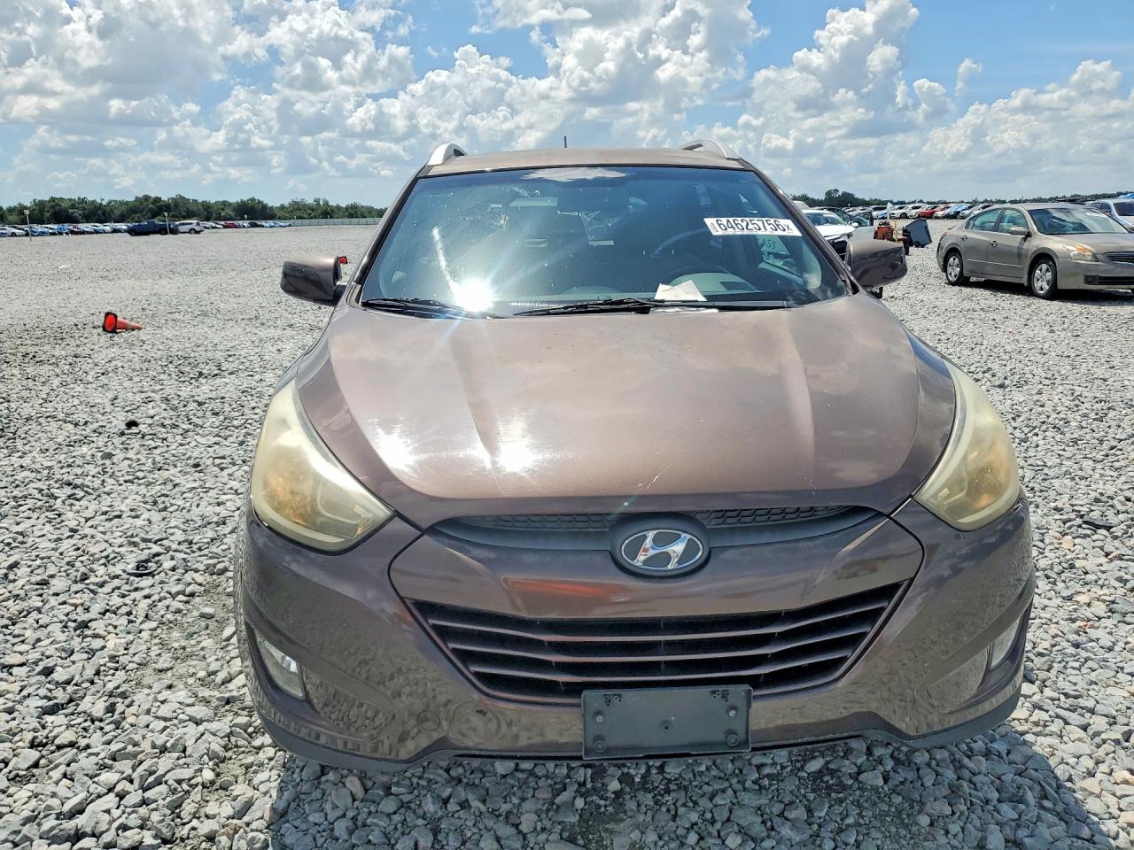 2015 Hyundai Tucson Se Brown vin: KM8JU3AG4FU997541