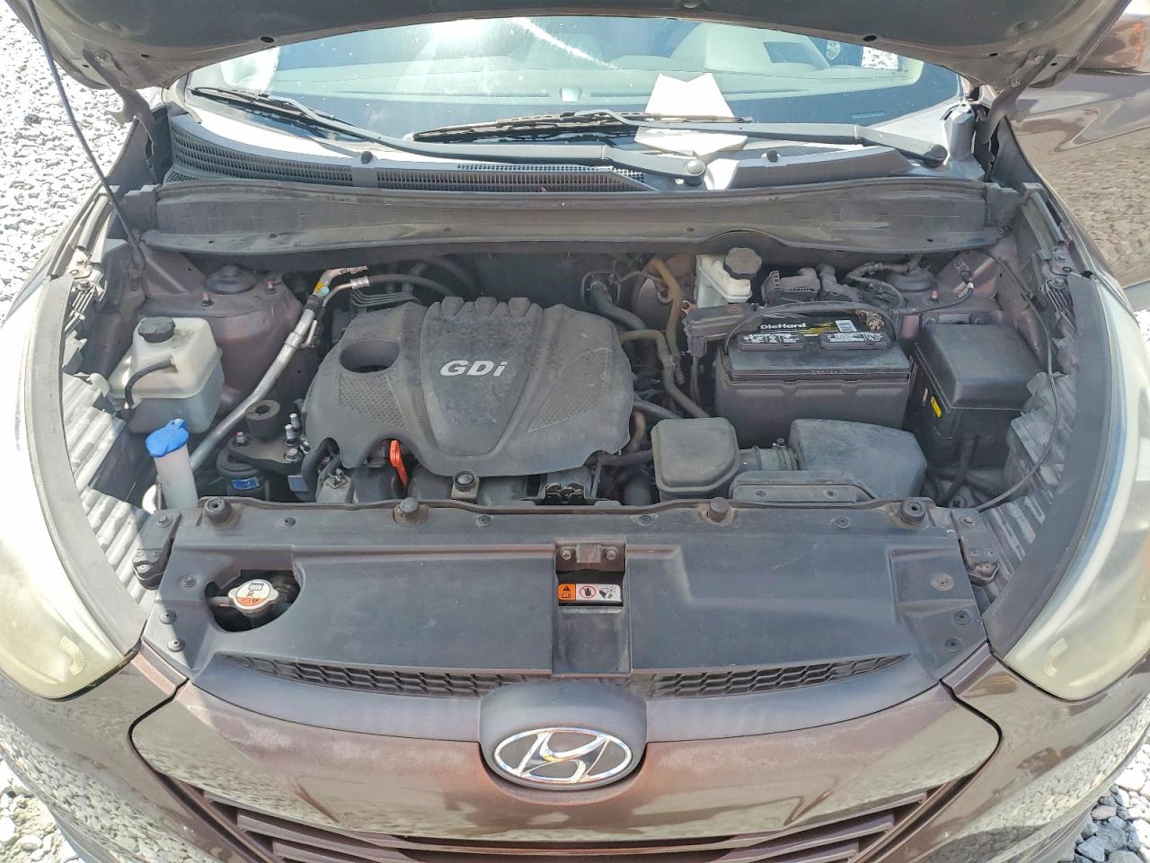 2015 Hyundai Tucson Se Brown vin: KM8JU3AG4FU997541