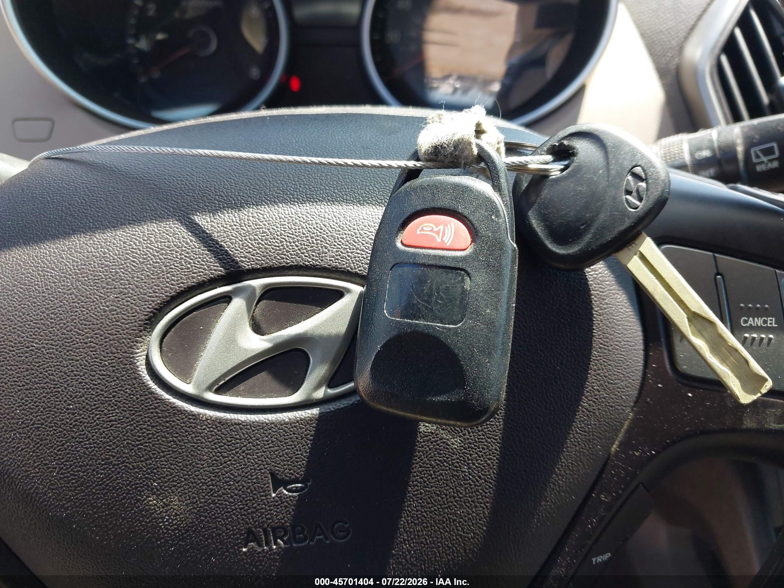 2014 Hyundai Tucson Se Blue vin: KM8JU3AG5EU825016