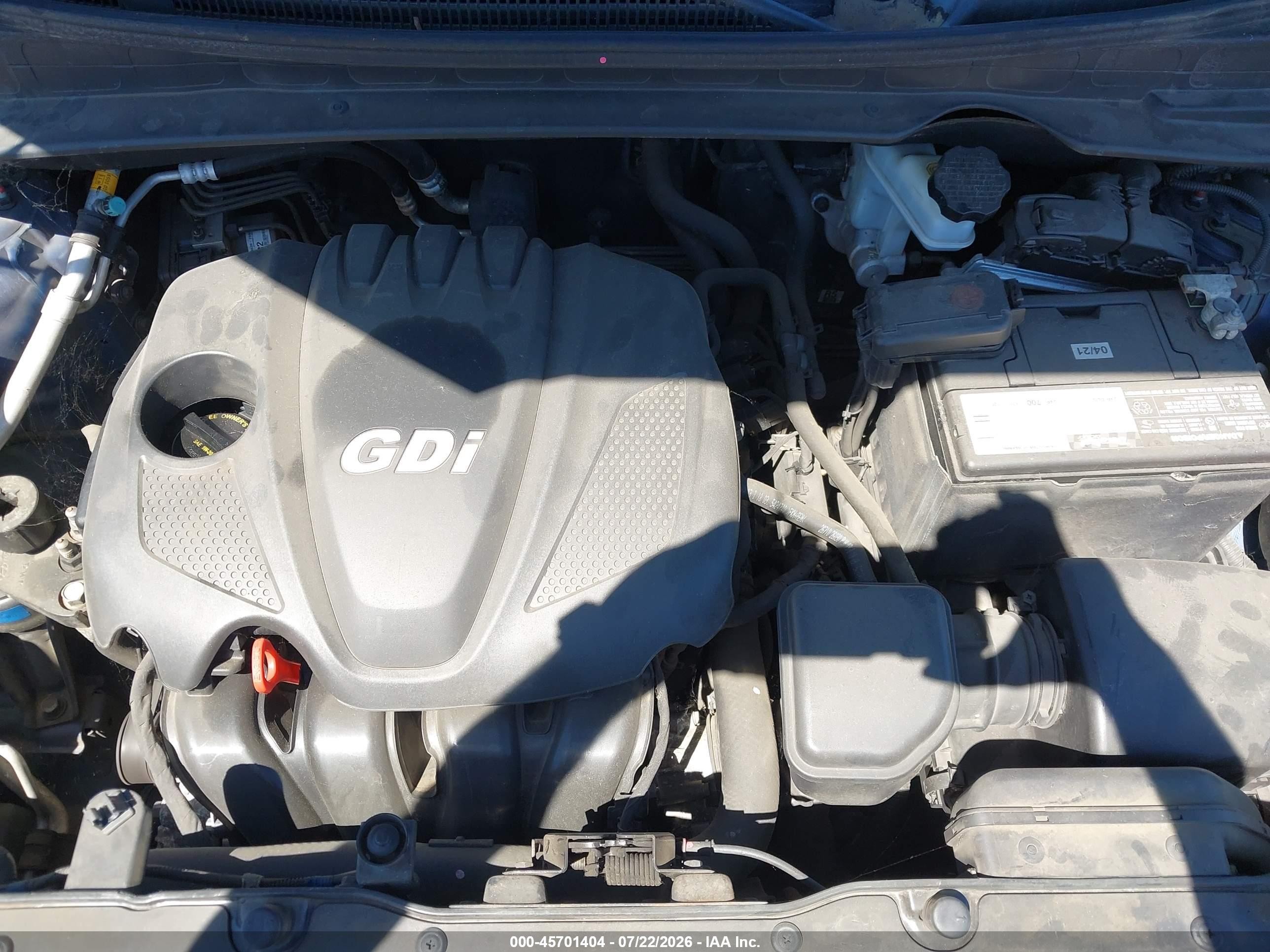 2014 Hyundai Tucson Se Blue vin: KM8JU3AG5EU825016