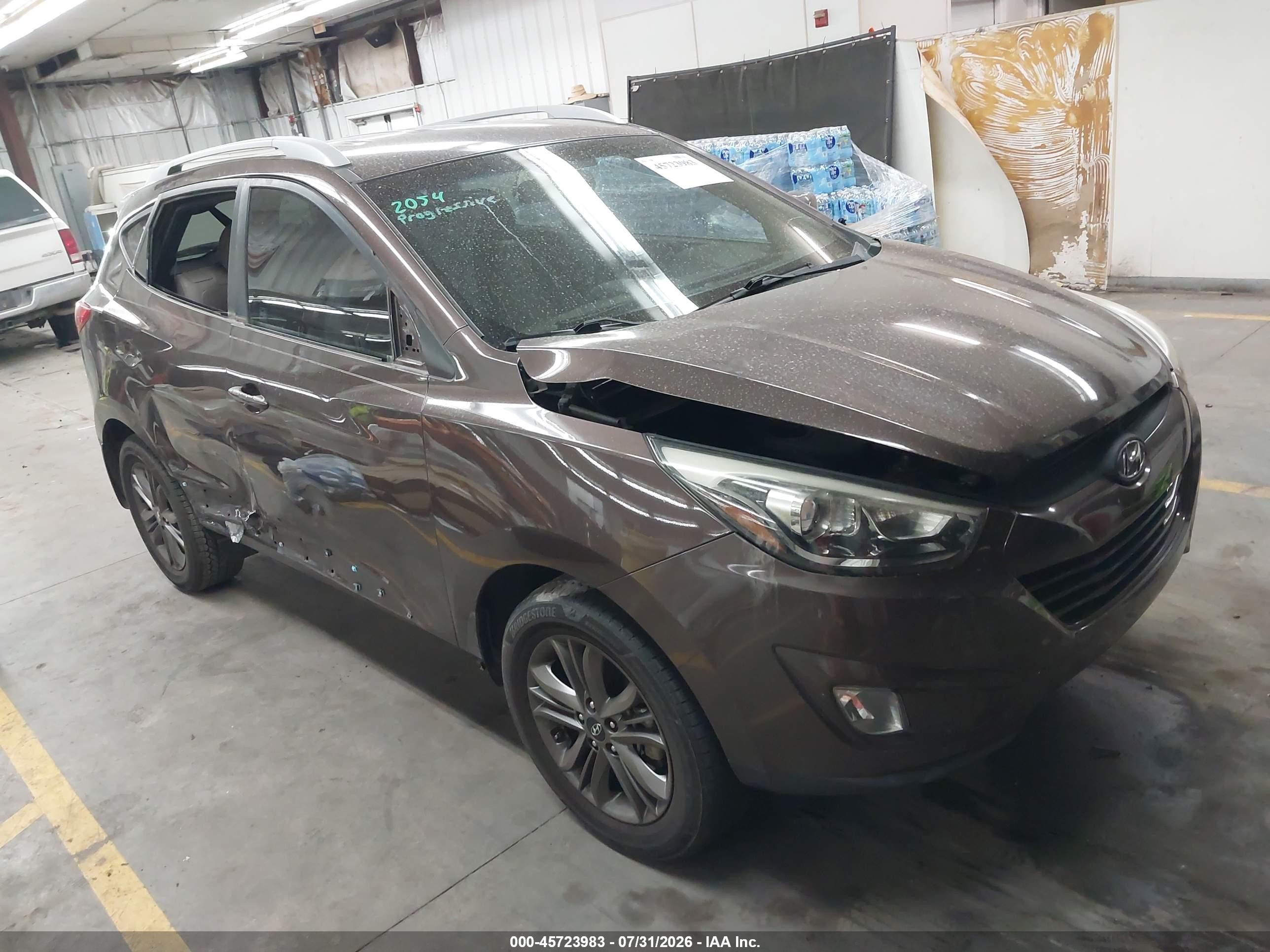 2014 Hyundai Tucson Se Коричневый vin: KM8JU3AG5EU839840