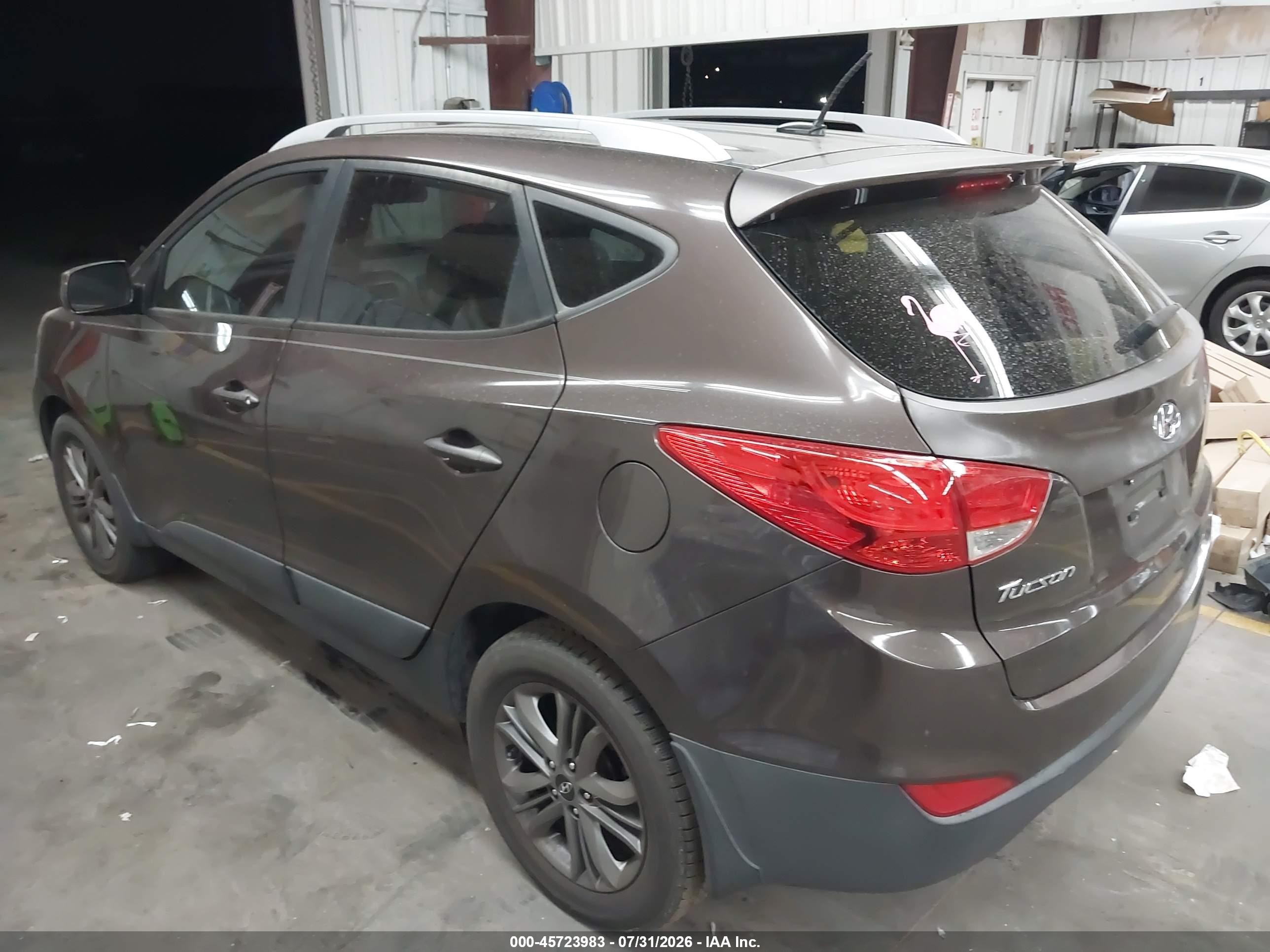 2014 Hyundai Tucson Se Коричневый vin: KM8JU3AG5EU839840