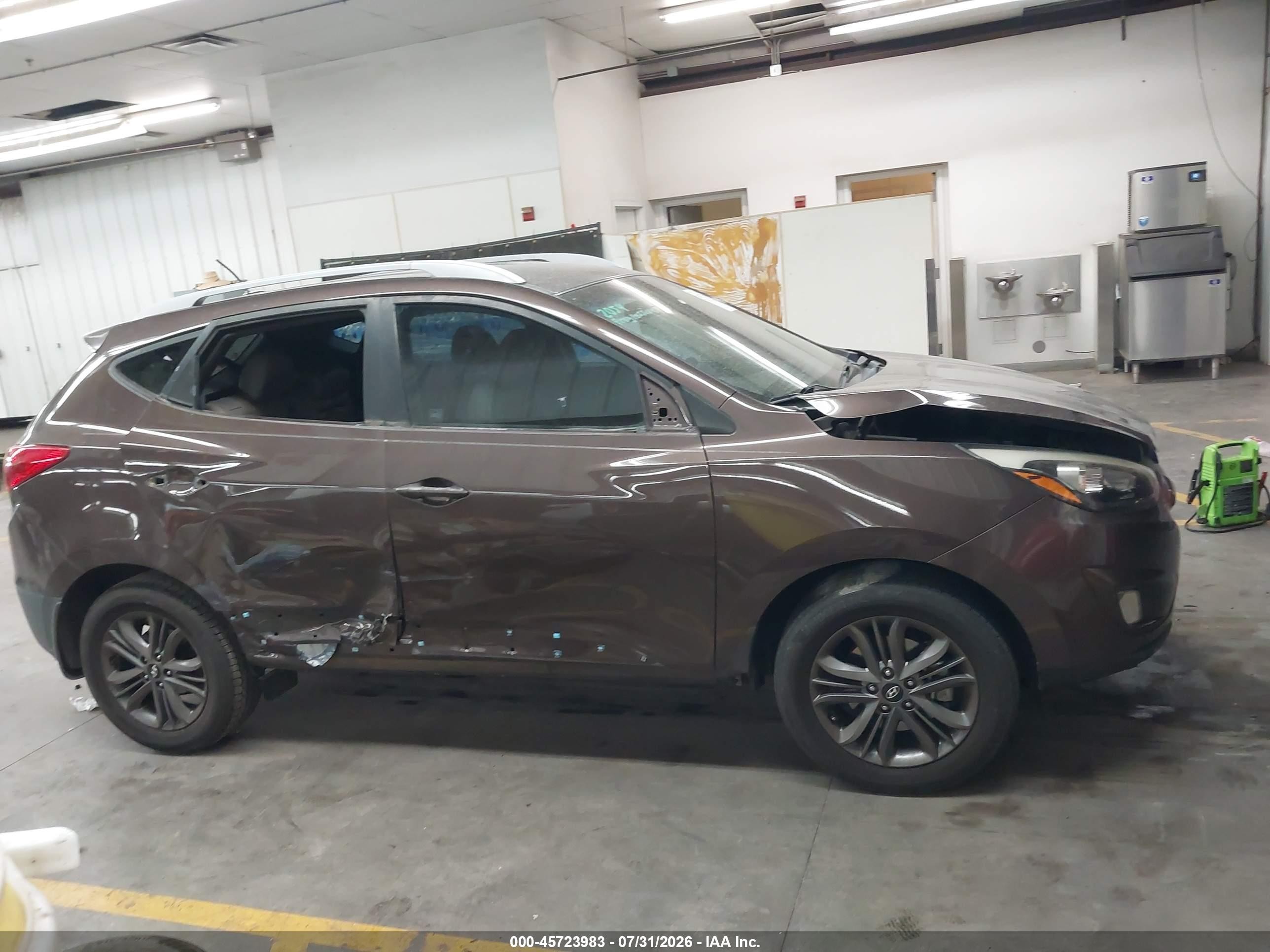 2014 Hyundai Tucson Se Коричневый vin: KM8JU3AG5EU839840