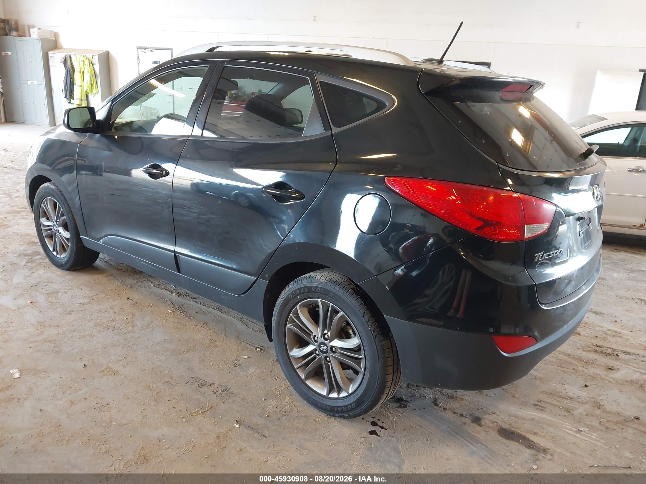 2014 Hyundai Tucson Se Черный vin: KM8JU3AG5EU860669