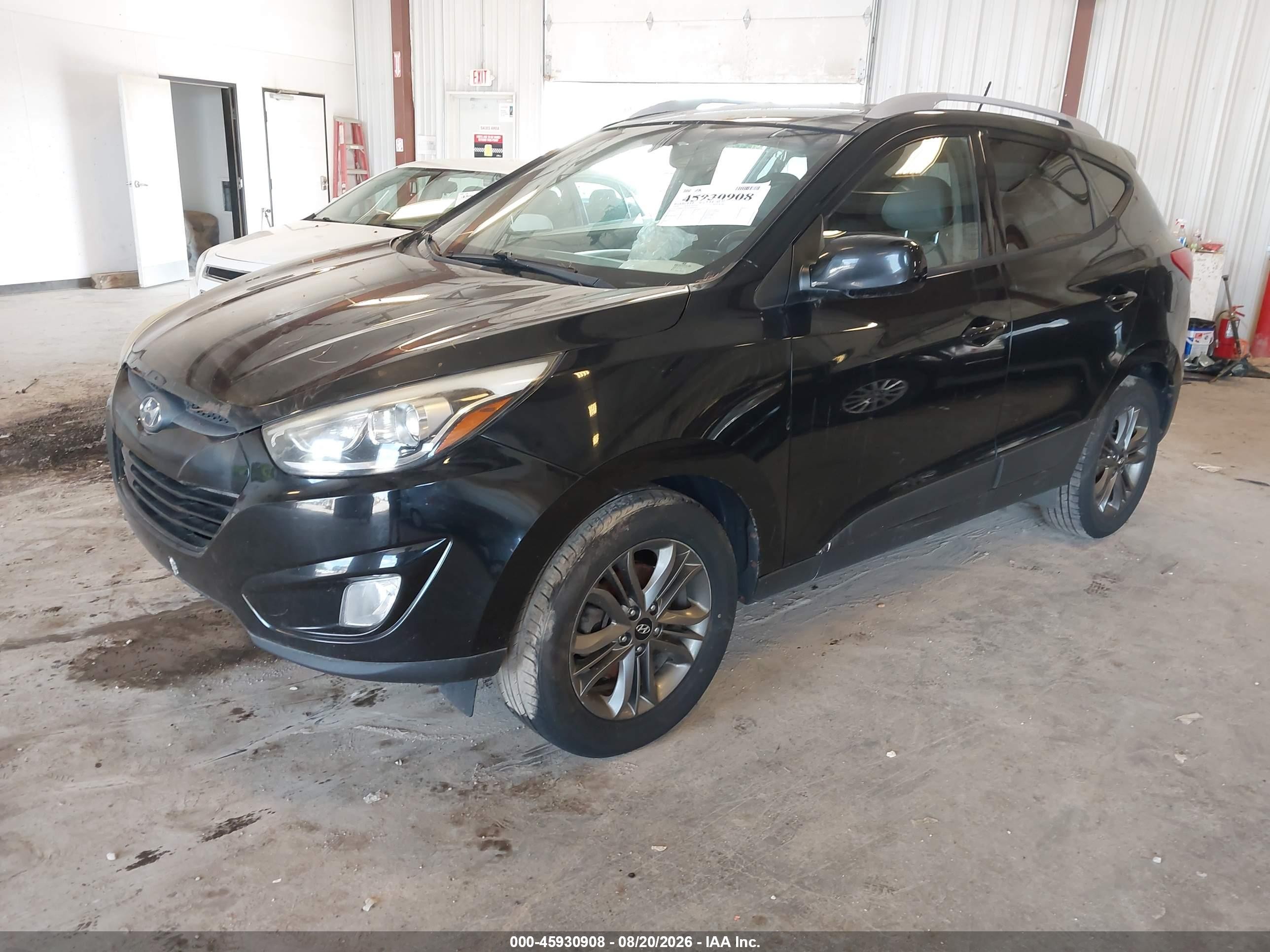 2014 Hyundai Tucson Se Черный vin: KM8JU3AG5EU860669