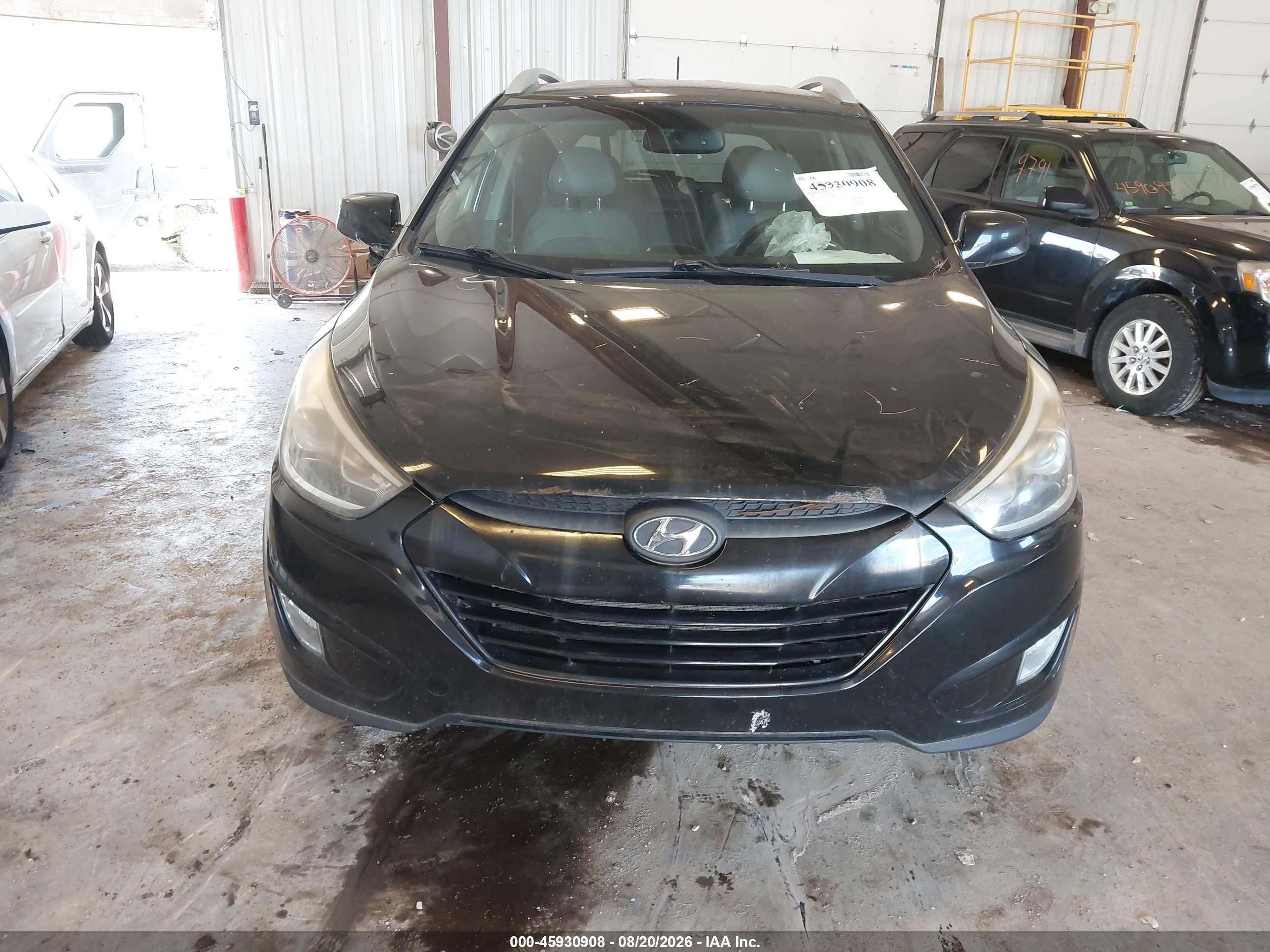 2014 Hyundai Tucson Se Черный vin: KM8JU3AG5EU860669