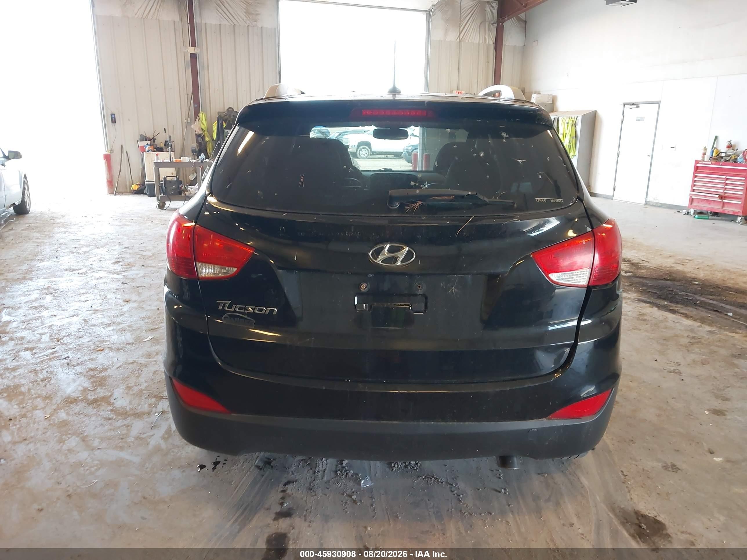 2014 Hyundai Tucson Se Черный vin: KM8JU3AG5EU860669