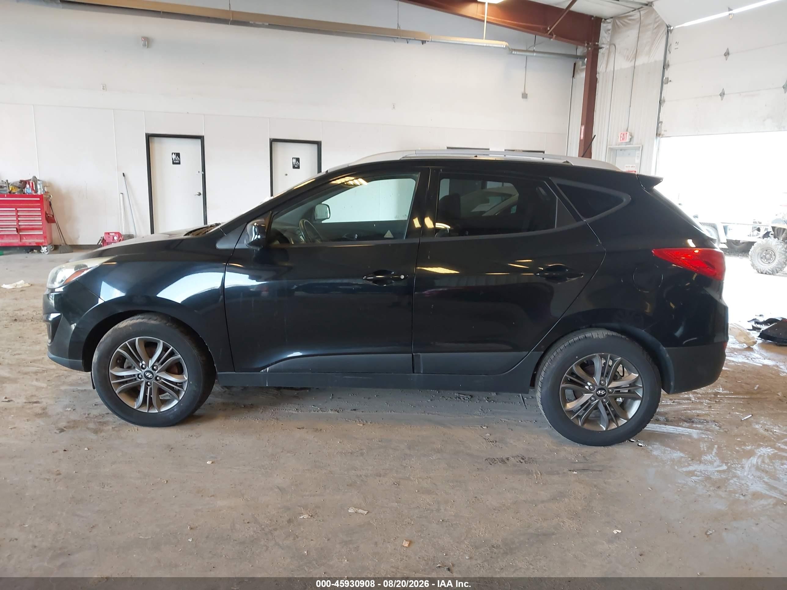 2014 Hyundai Tucson Se Черный vin: KM8JU3AG5EU860669