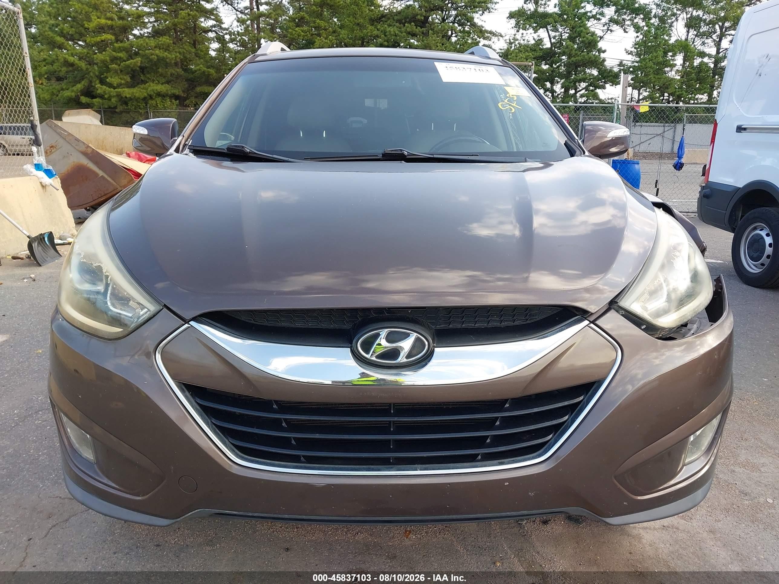 2014 Hyundai Tucson Limited Коричневый vin: KM8JU3AG5EU873910