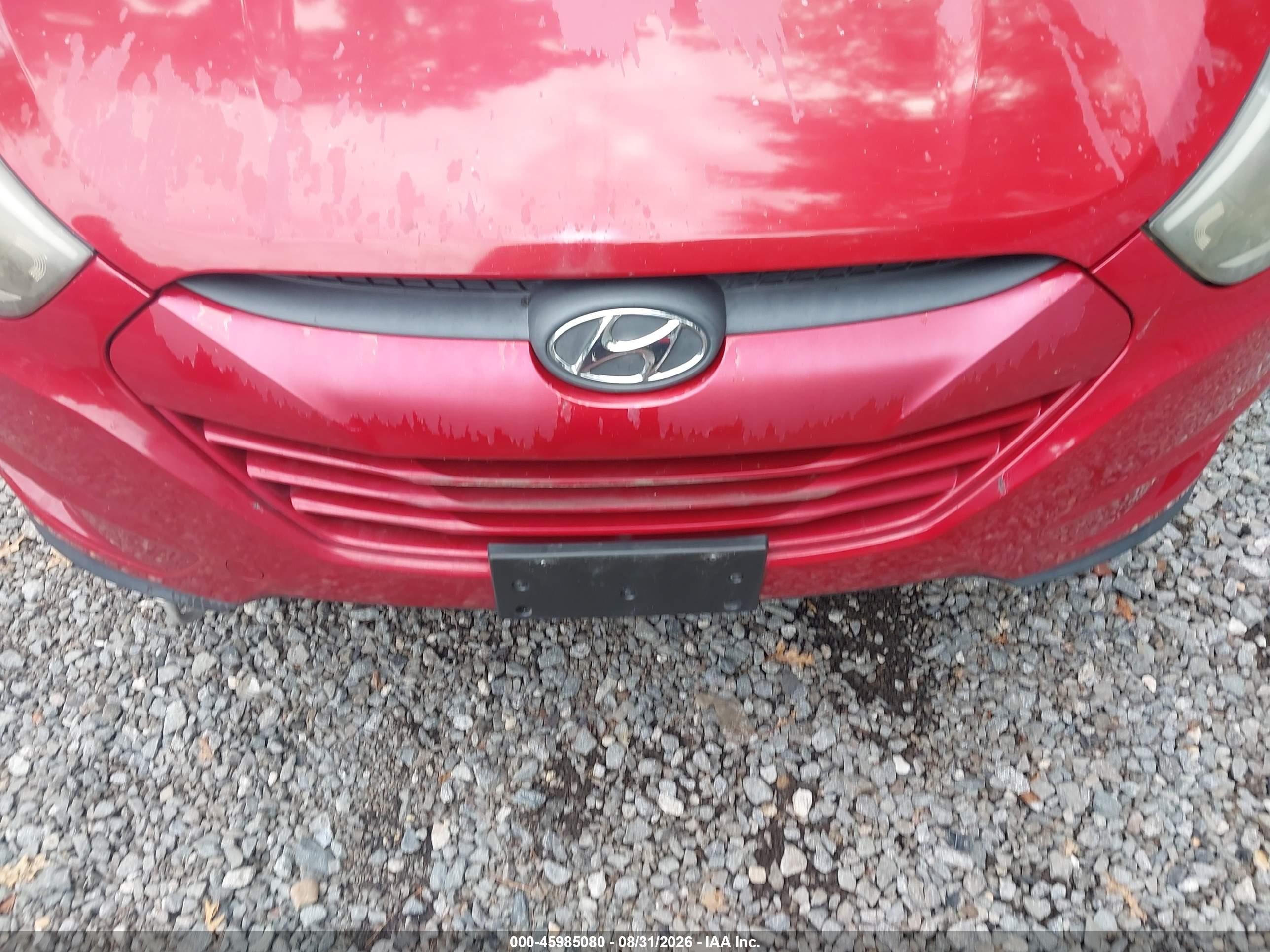 2014 Hyundai Tucson Se Красный vin: KM8JU3AG5EU898841