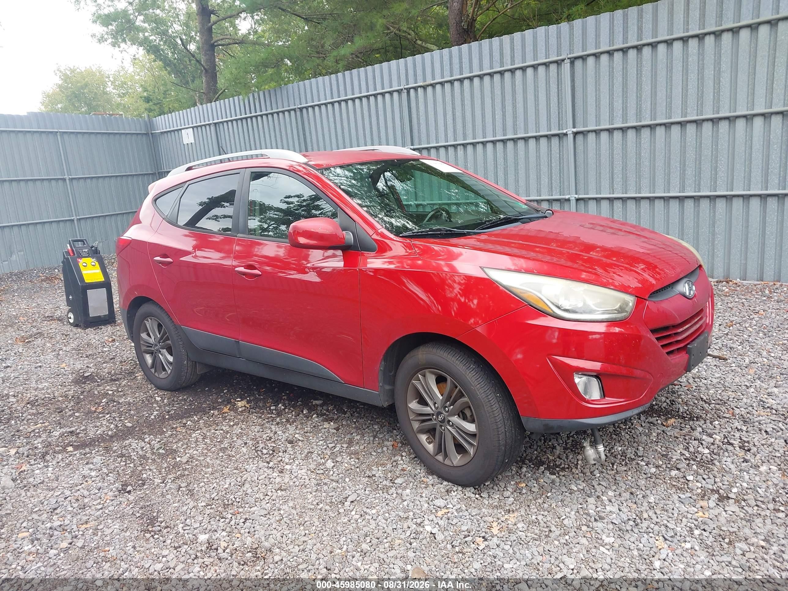 2014 Hyundai Tucson Se Красный vin: KM8JU3AG5EU898841