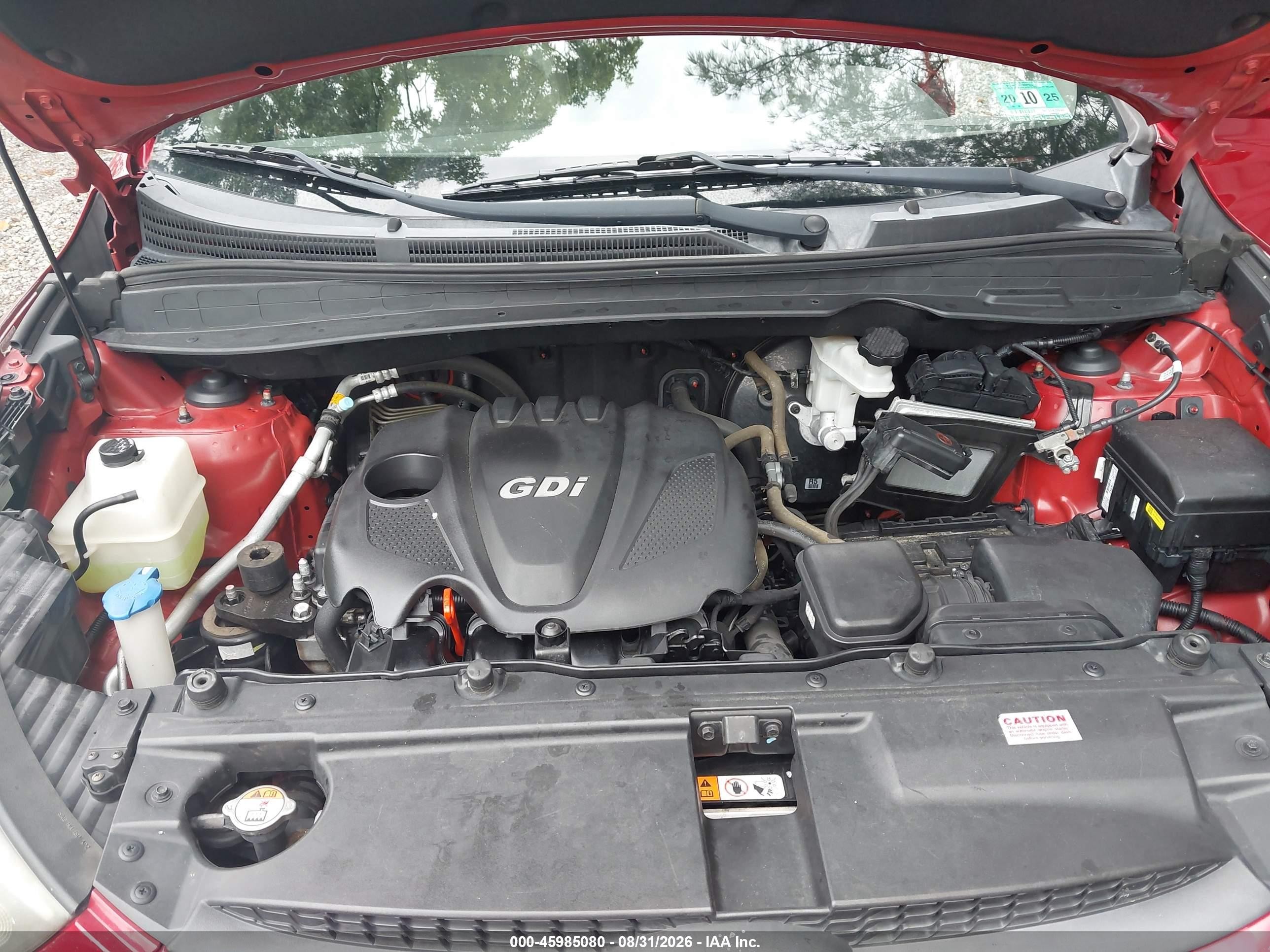2014 Hyundai Tucson Se Красный vin: KM8JU3AG5EU898841