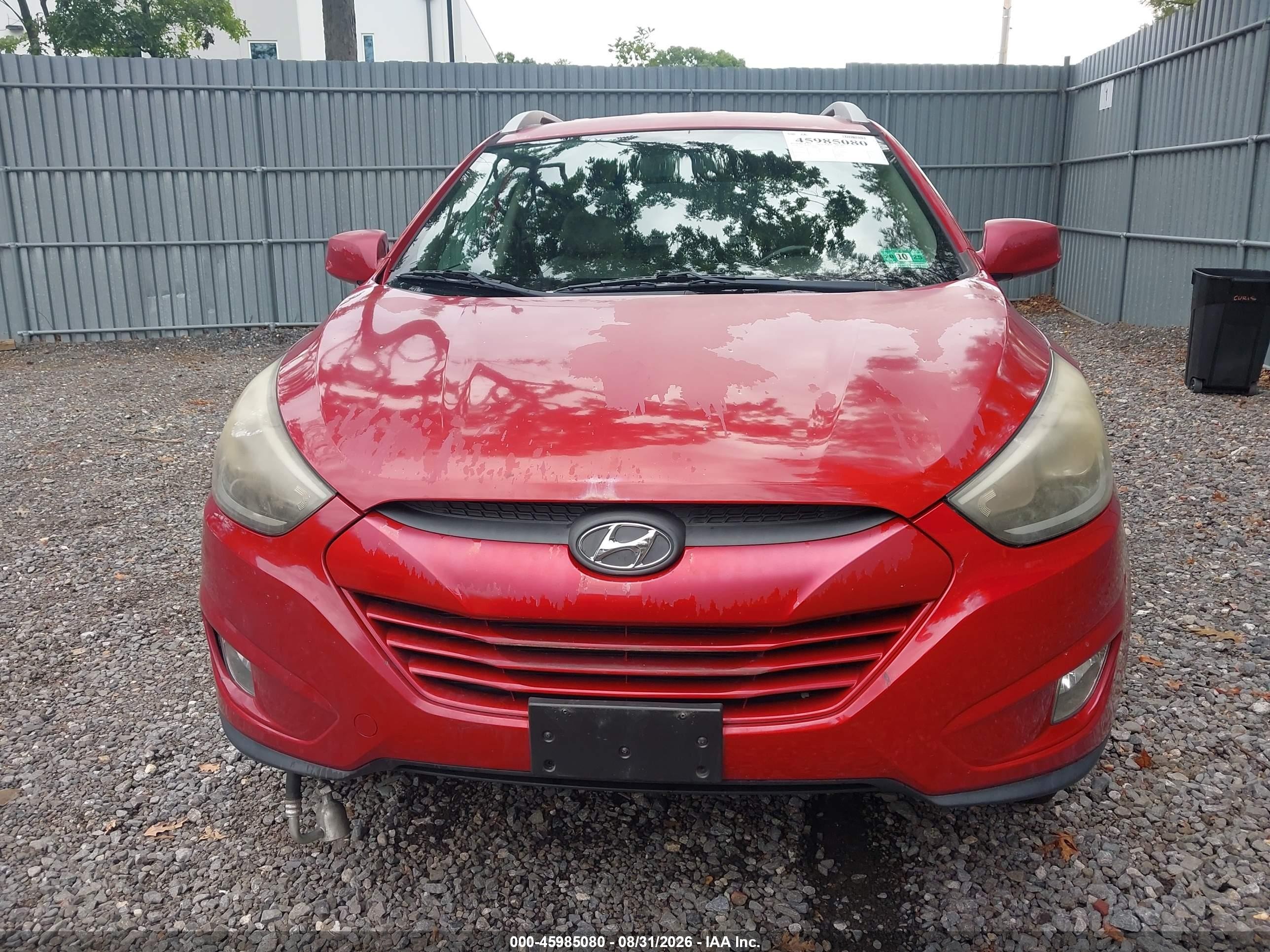 2014 Hyundai Tucson Se Красный vin: KM8JU3AG5EU898841