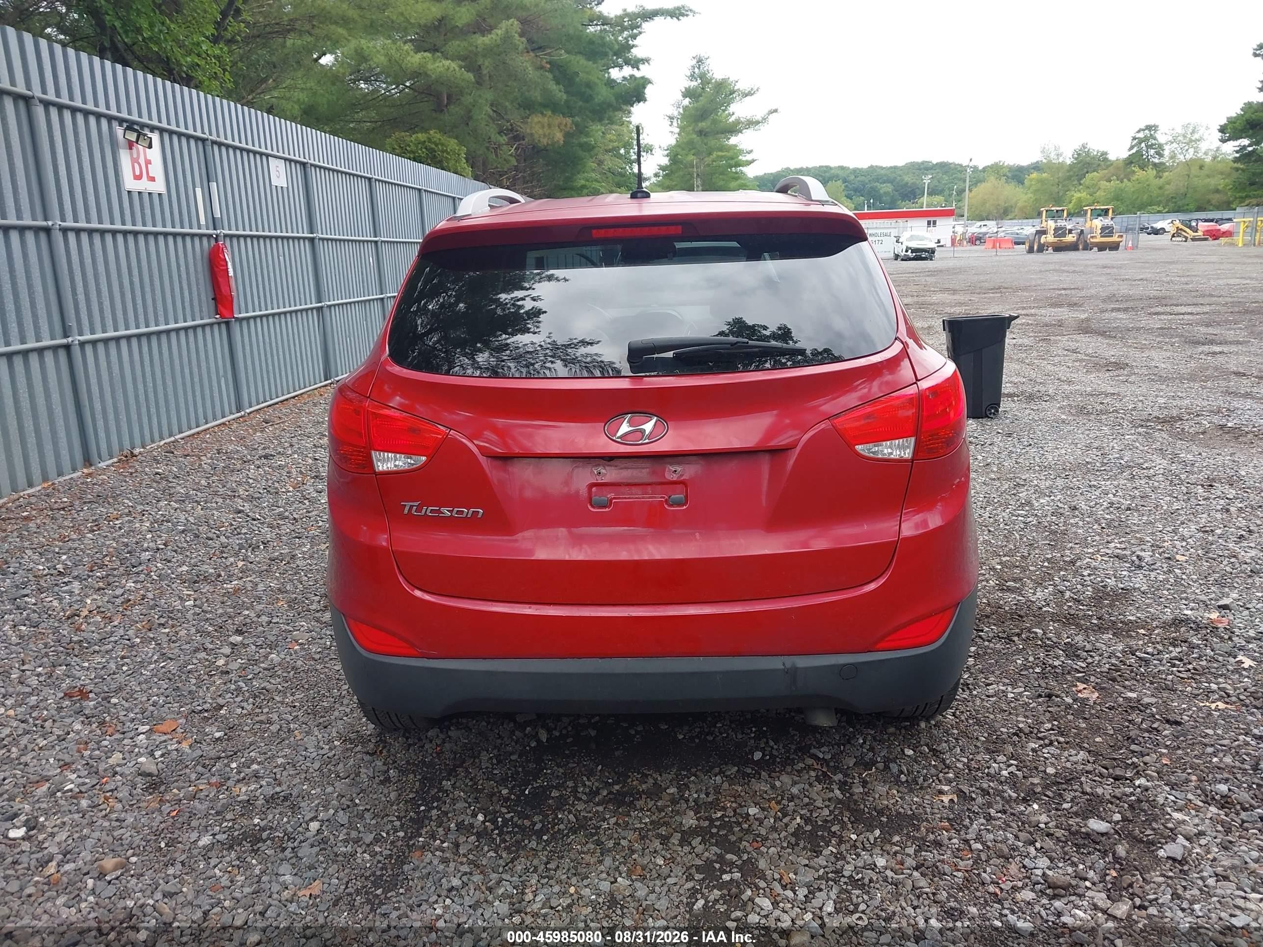 2014 Hyundai Tucson Se Красный vin: KM8JU3AG5EU898841