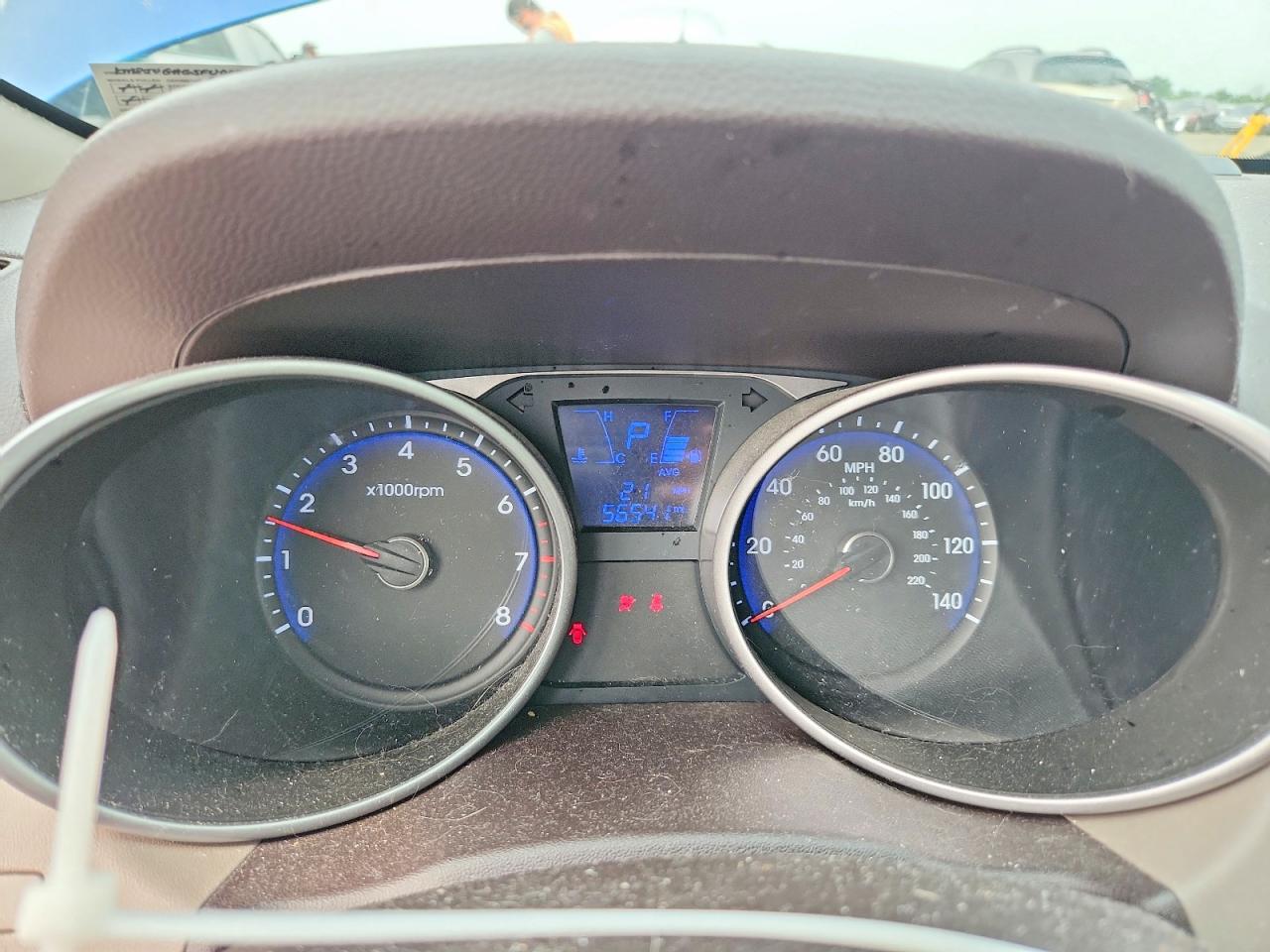 2015 Hyundai Tucson Limited Синий vin: KM8JU3AG5FU002247