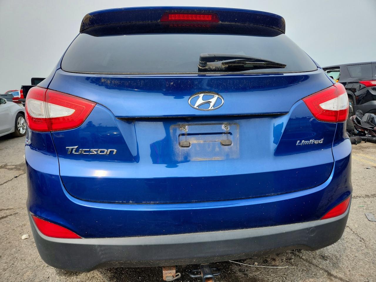 2015 Hyundai Tucson Limited Синий vin: KM8JU3AG5FU002247