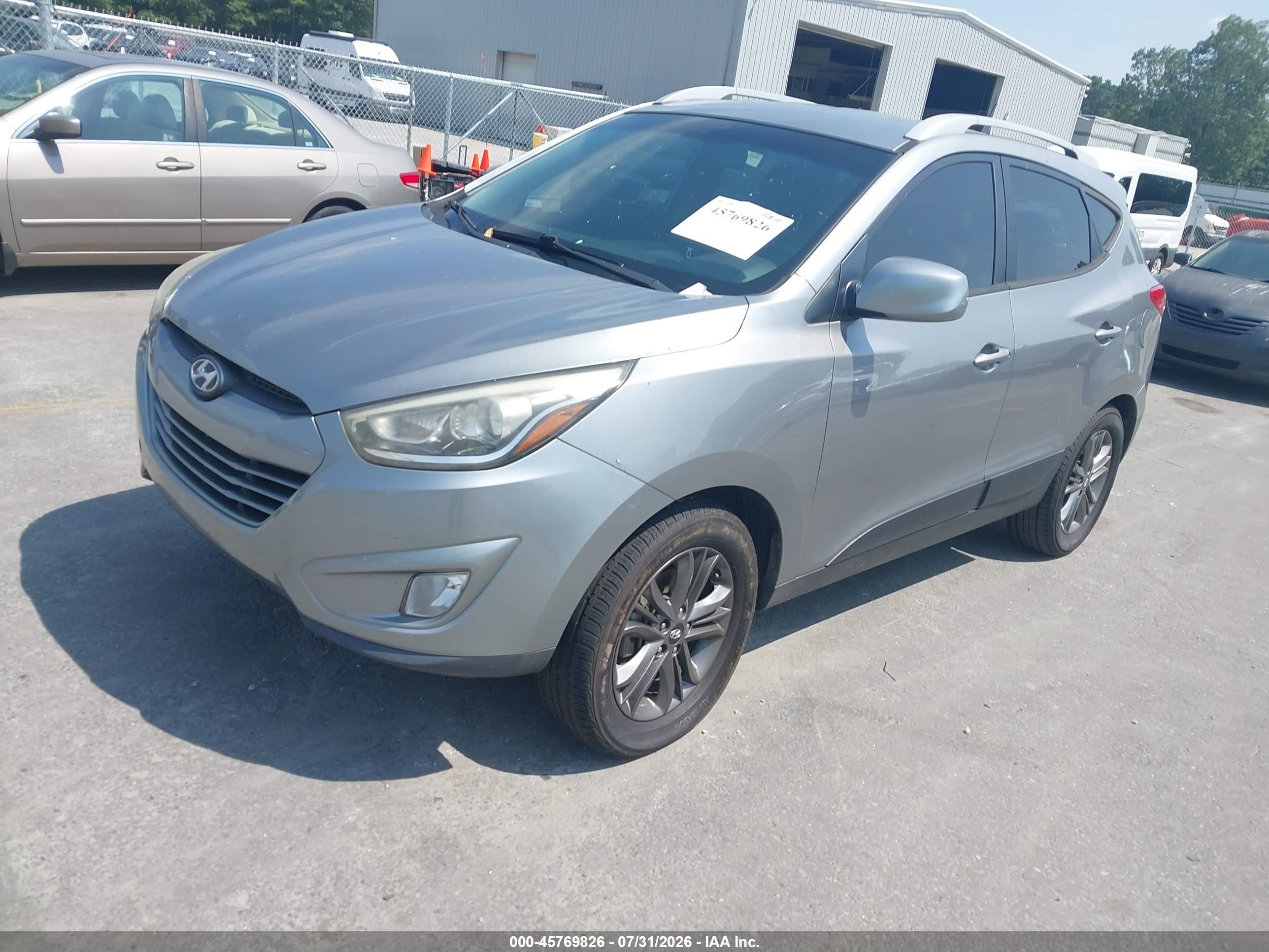 2015 Hyundai Tucson Se Silver vin: KM8JU3AG5FU068247