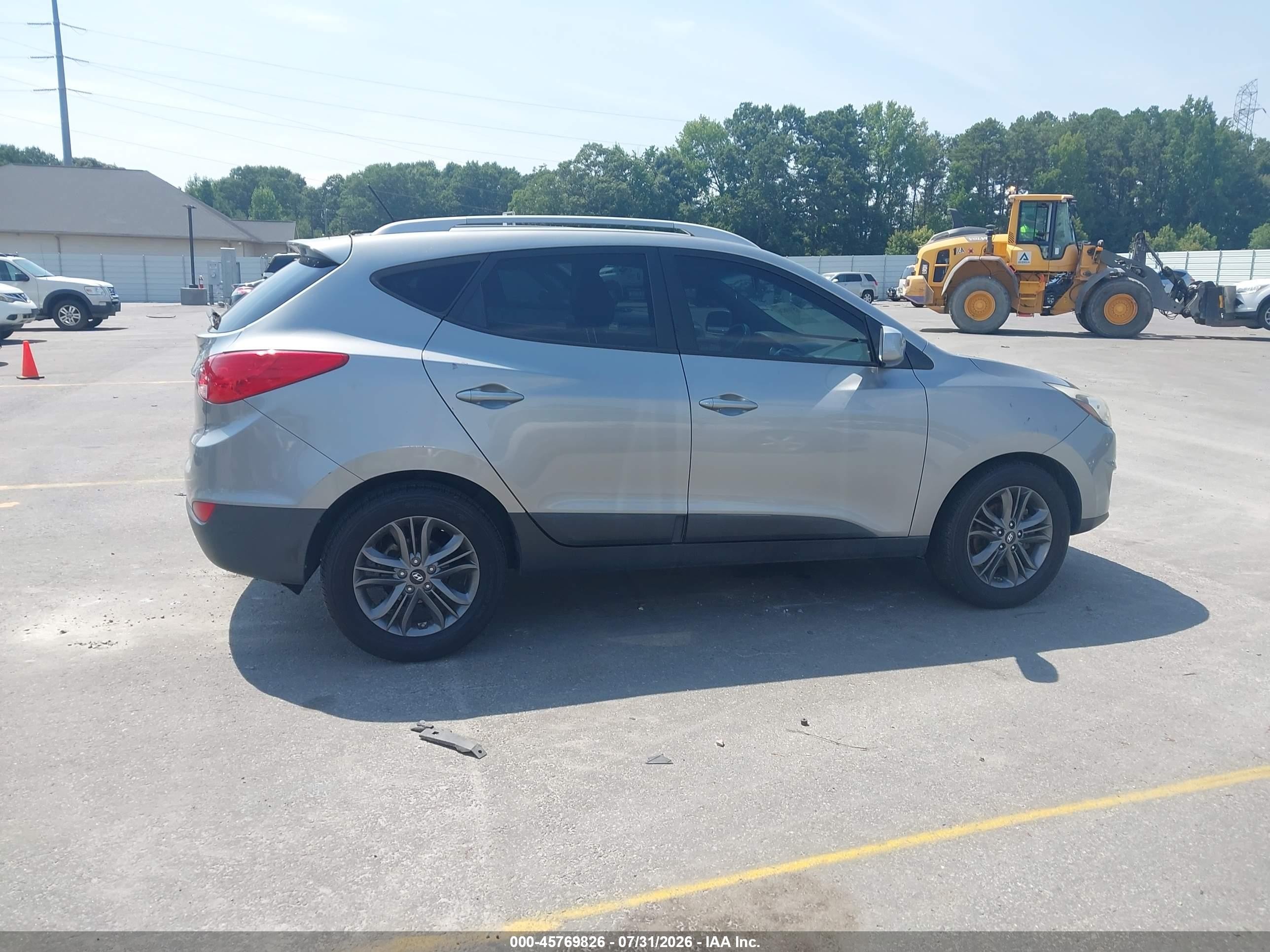 2015 Hyundai Tucson Se Silver vin: KM8JU3AG5FU068247