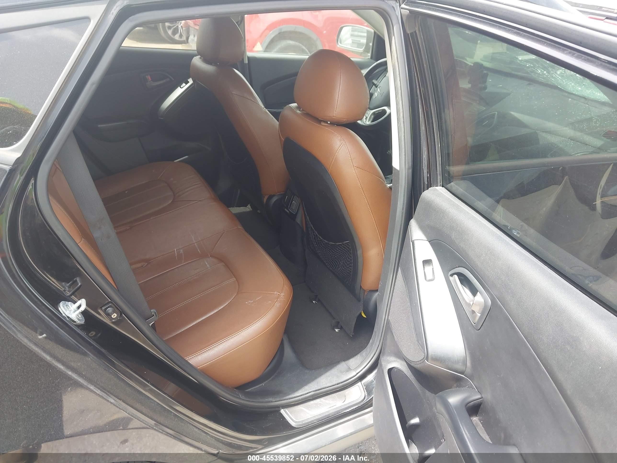 2015 Hyundai Tucson Limited Black vin: KM8JU3AG5FU112179