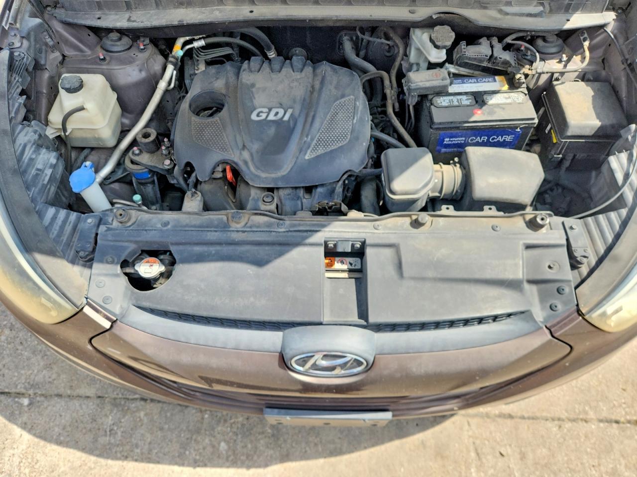 2014 Hyundai Tucson Se Brown vin: KM8JU3AG6EU845193