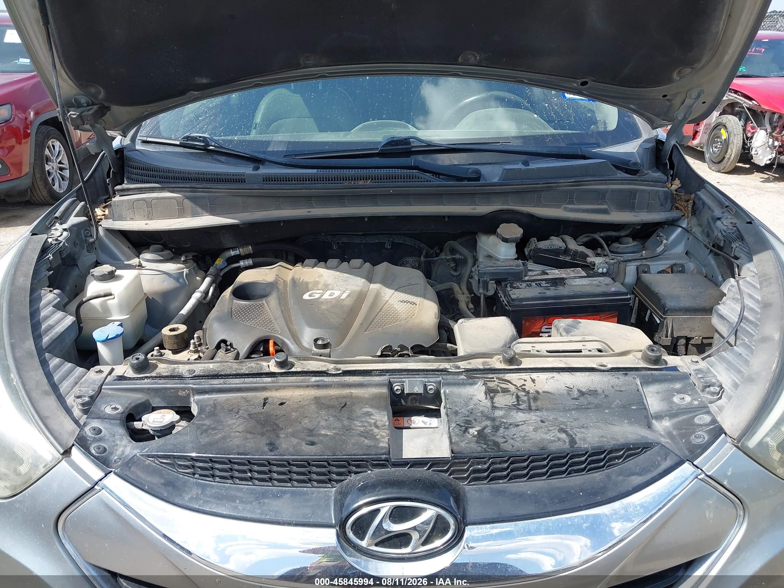2014 Hyundai Tucson Limited Gray vin: KM8JU3AG6EU852385