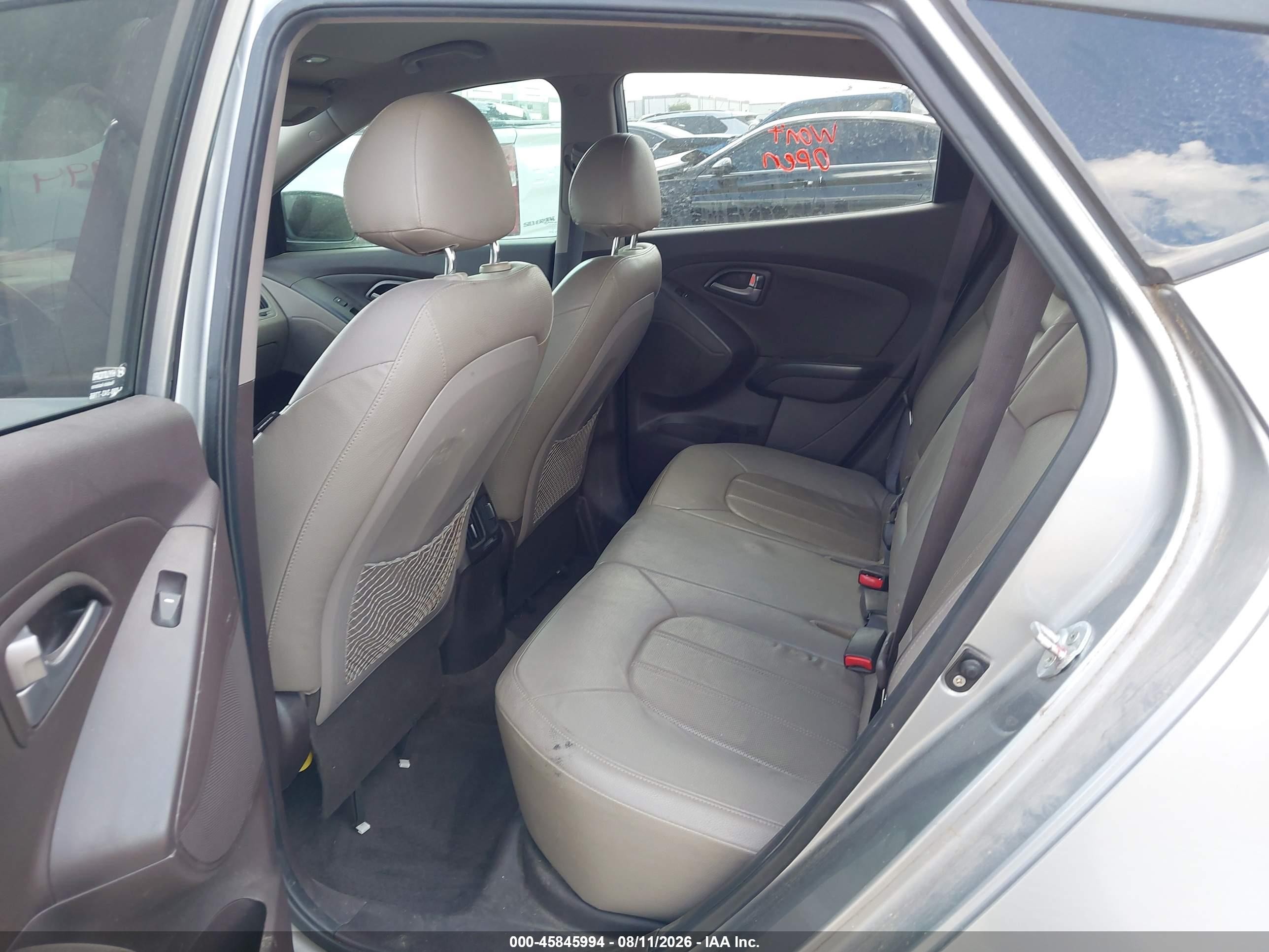 2014 Hyundai Tucson Limited Gray vin: KM8JU3AG6EU852385