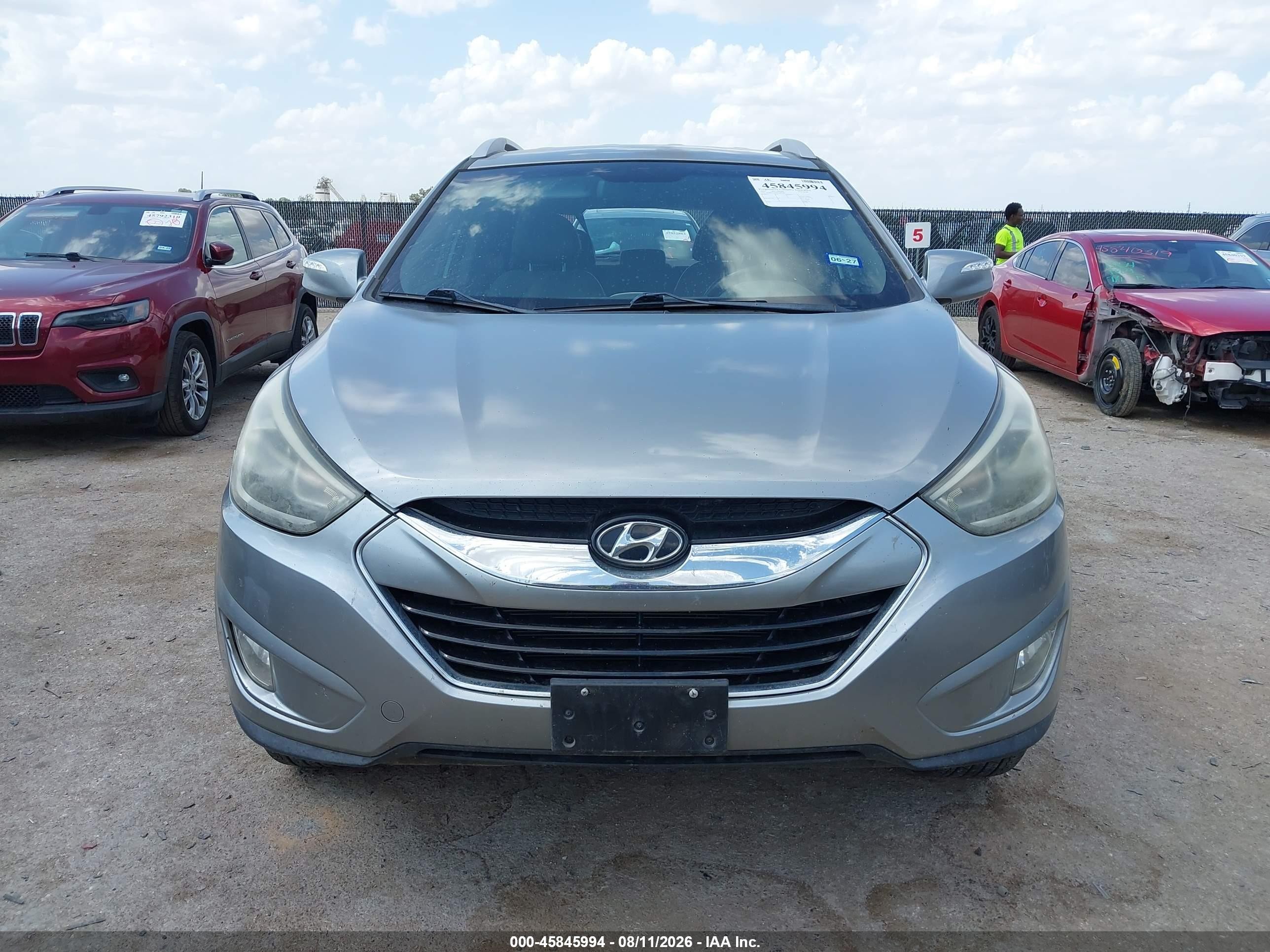 2014 Hyundai Tucson Limited Gray vin: KM8JU3AG6EU852385