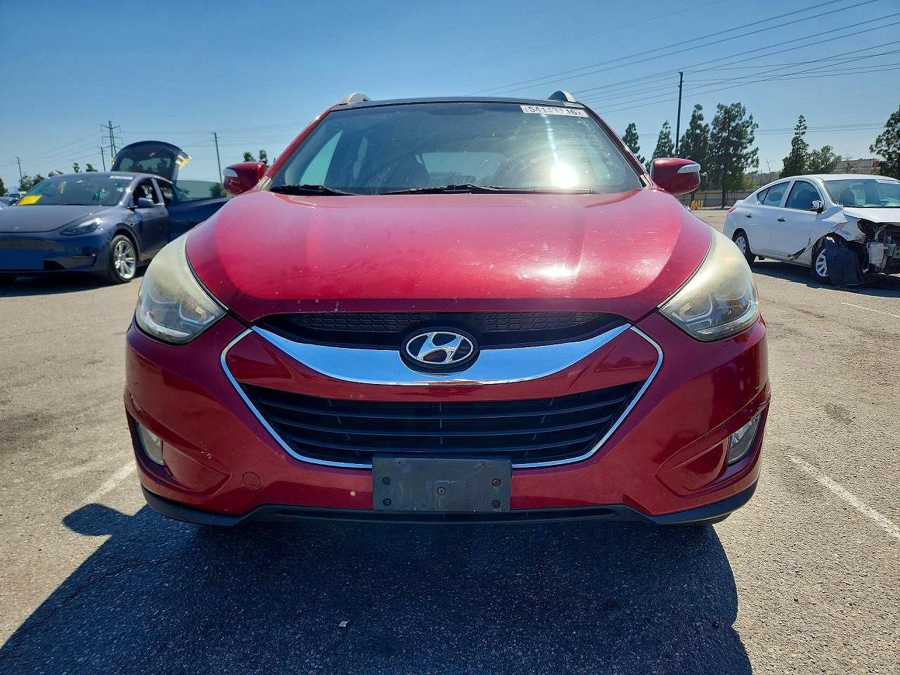 2014 Hyundai Tucson Limited Red vin: KM8JU3AG6EU919146