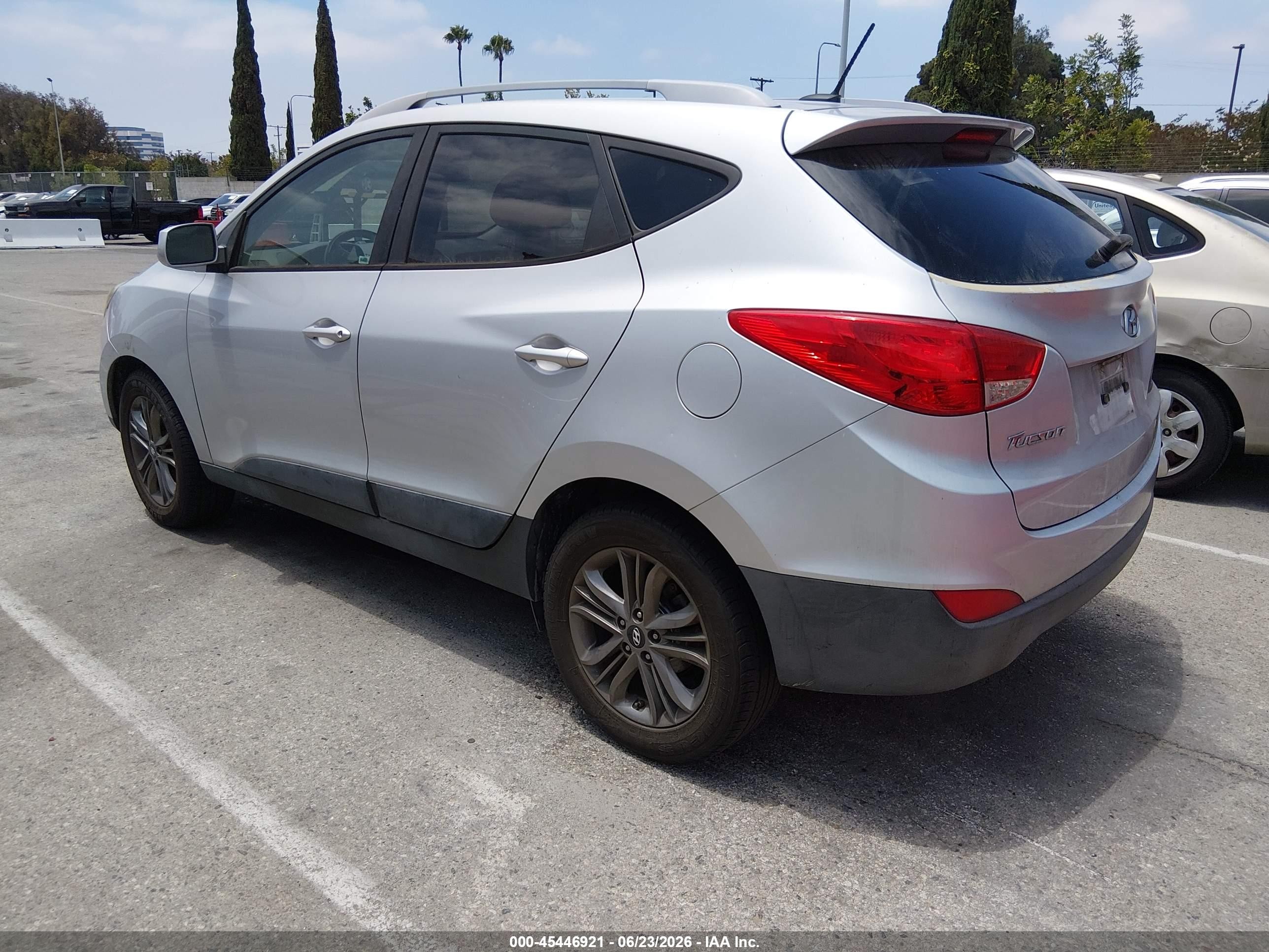 2014 Hyundai Tucson Se Gold vin: KM8JU3AG6EU922032
