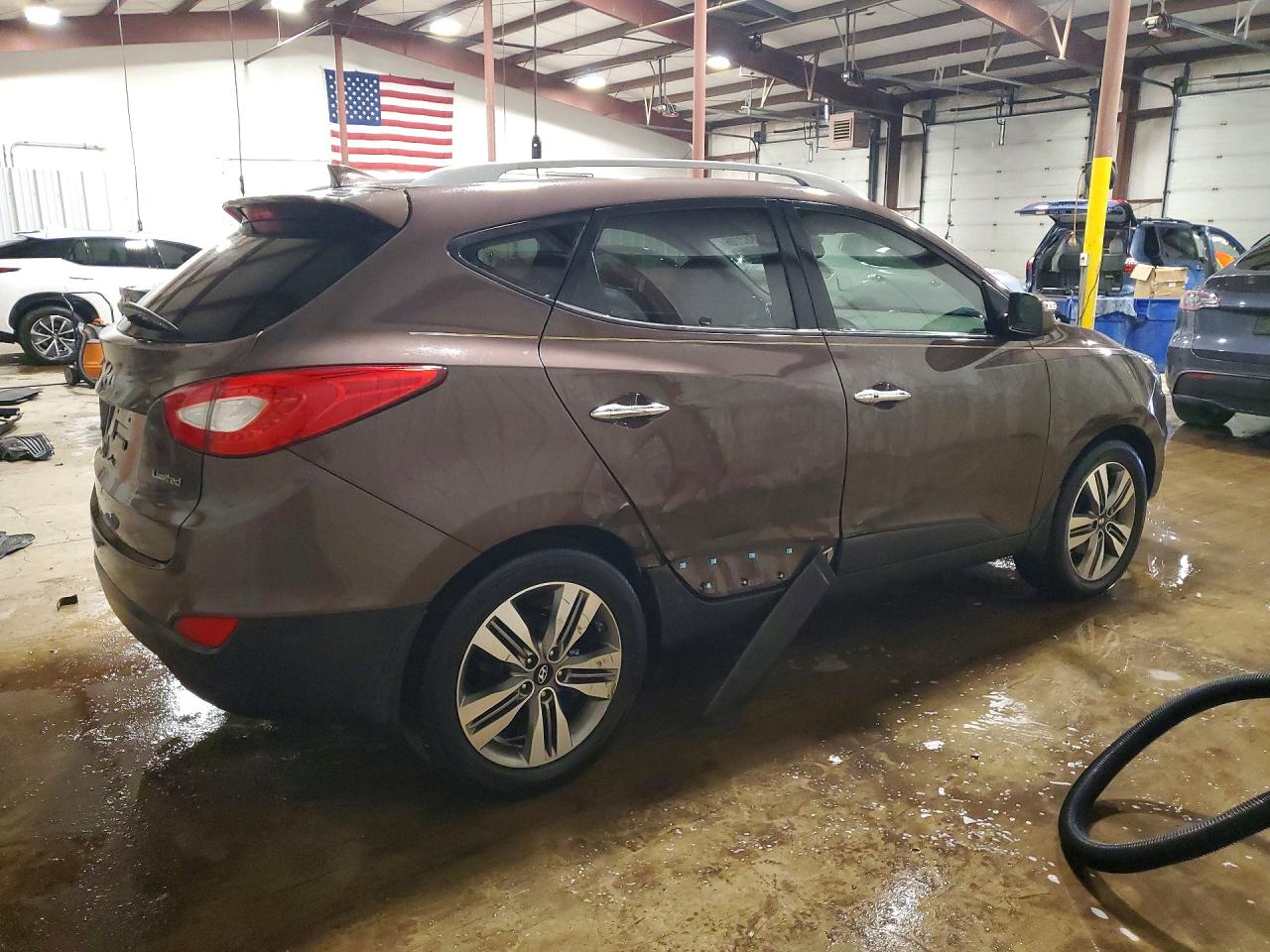 2015 Hyundai Tucson Limited Коричневый vin: KM8JU3AG6FU025603