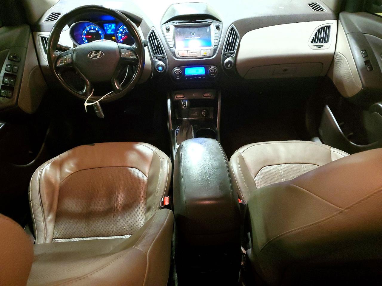 2015 Hyundai Tucson Limited Коричневый vin: KM8JU3AG6FU025603