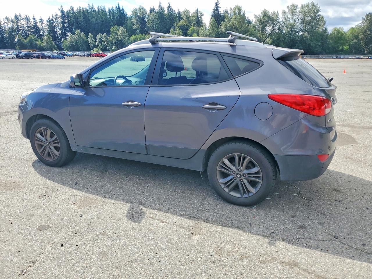 2015 Hyundai Tucson Se Gray vin: KM8JU3AG6FU055409