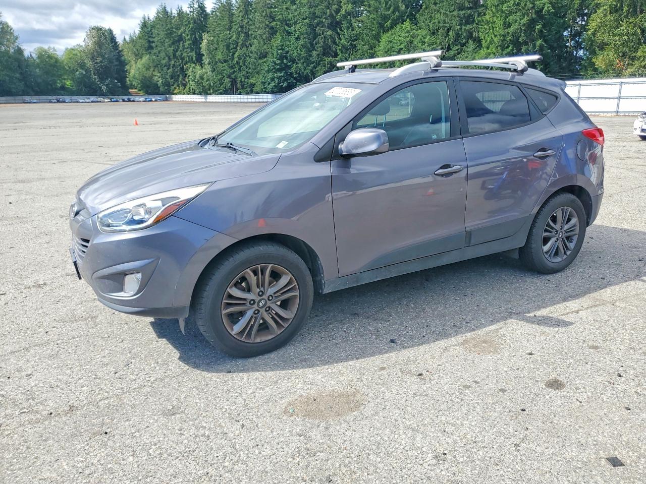 2015 Hyundai Tucson Se Gray vin: KM8JU3AG6FU055409